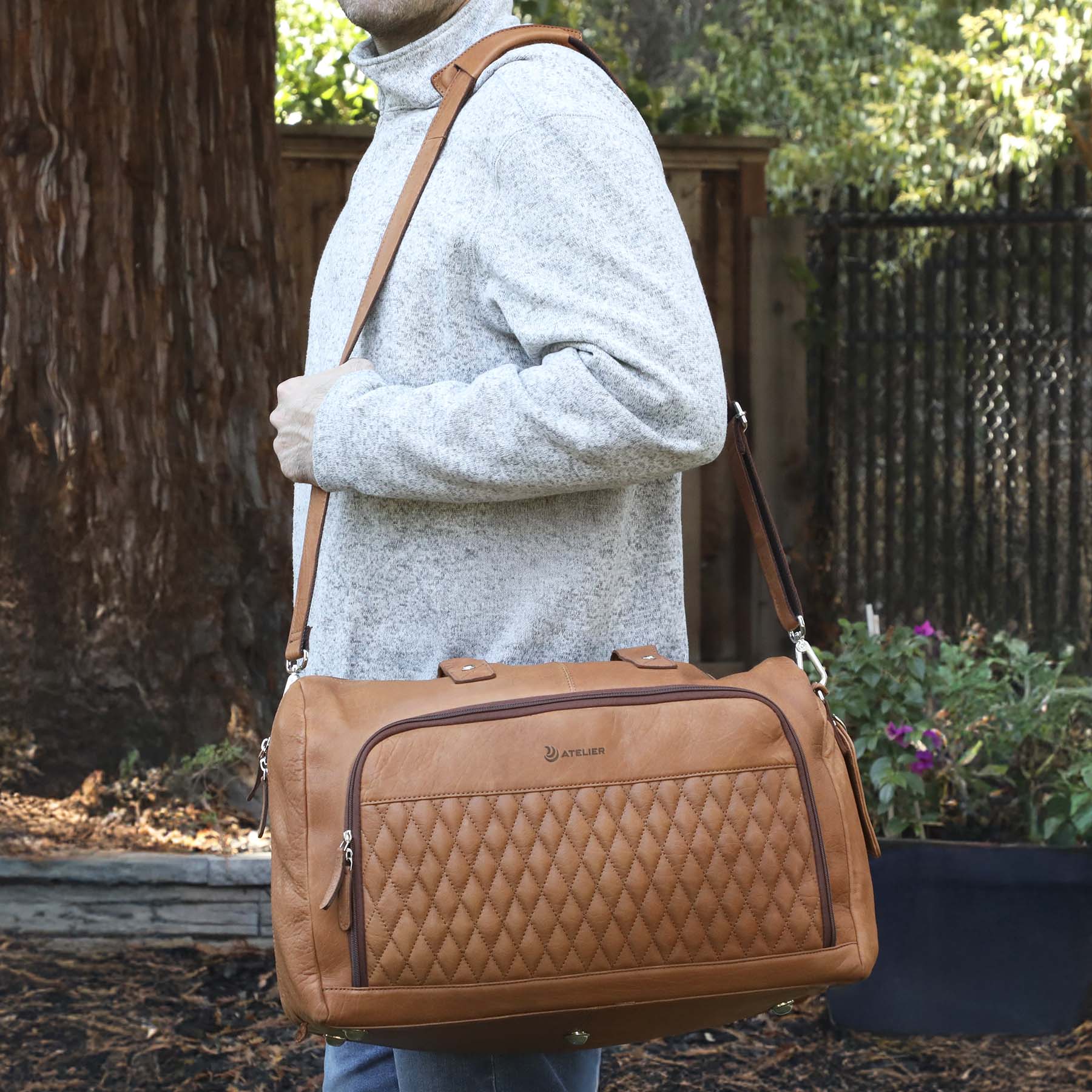 Bell Canyon Leather Duffel Bag 14