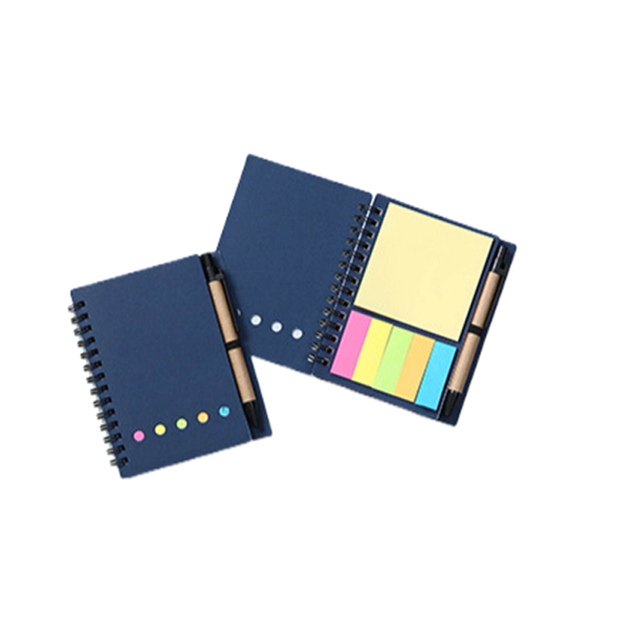 Spiral Notebook with Journals Sticky Note Pen 3