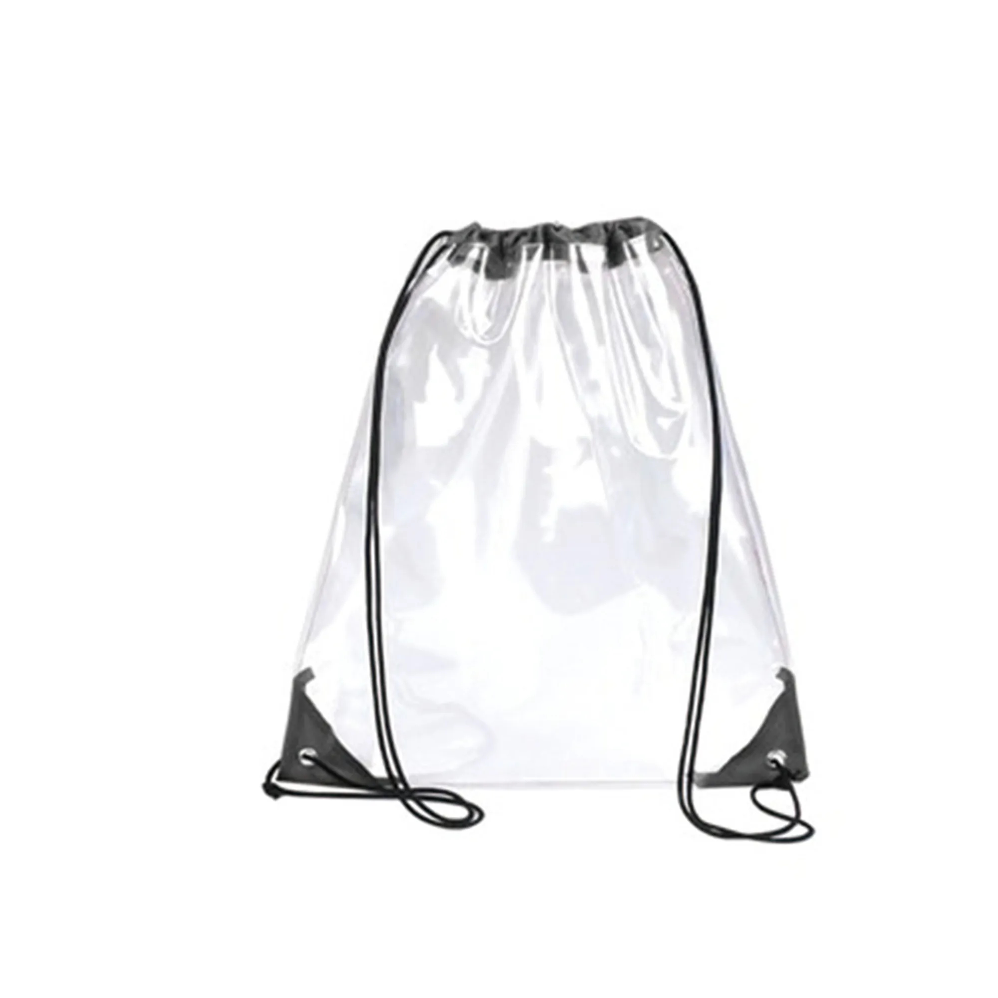 Waterproof PVC Clear Drawstring Bag 4