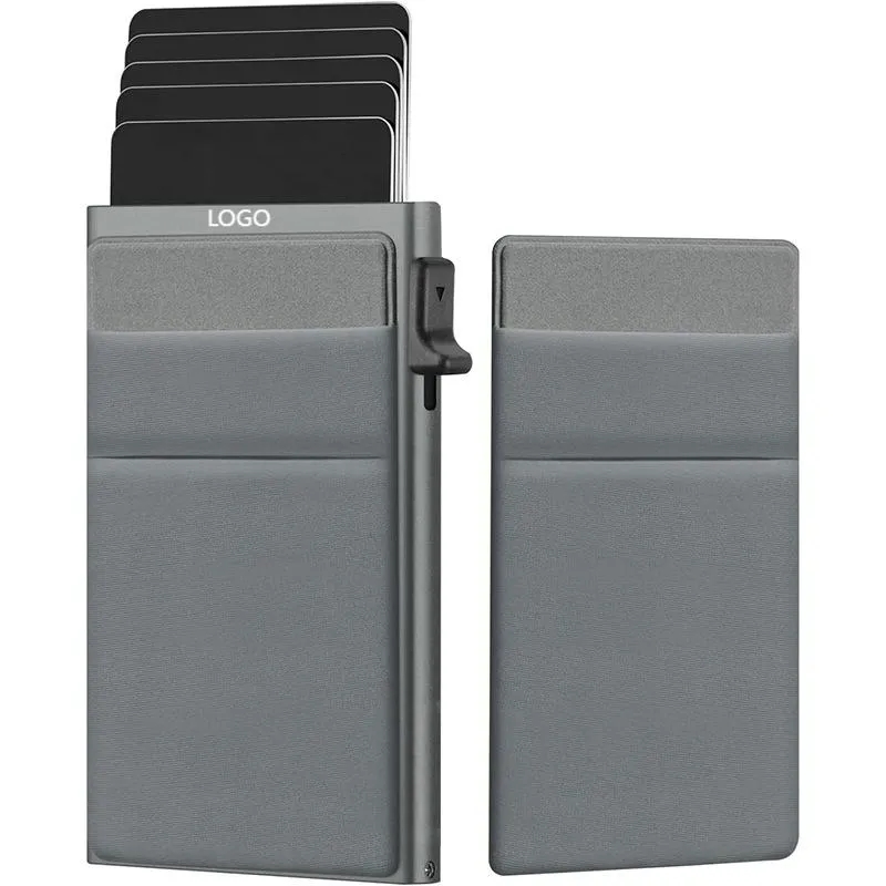 Minimalist RFID Blocking Card Wallet With Money Pocket 3