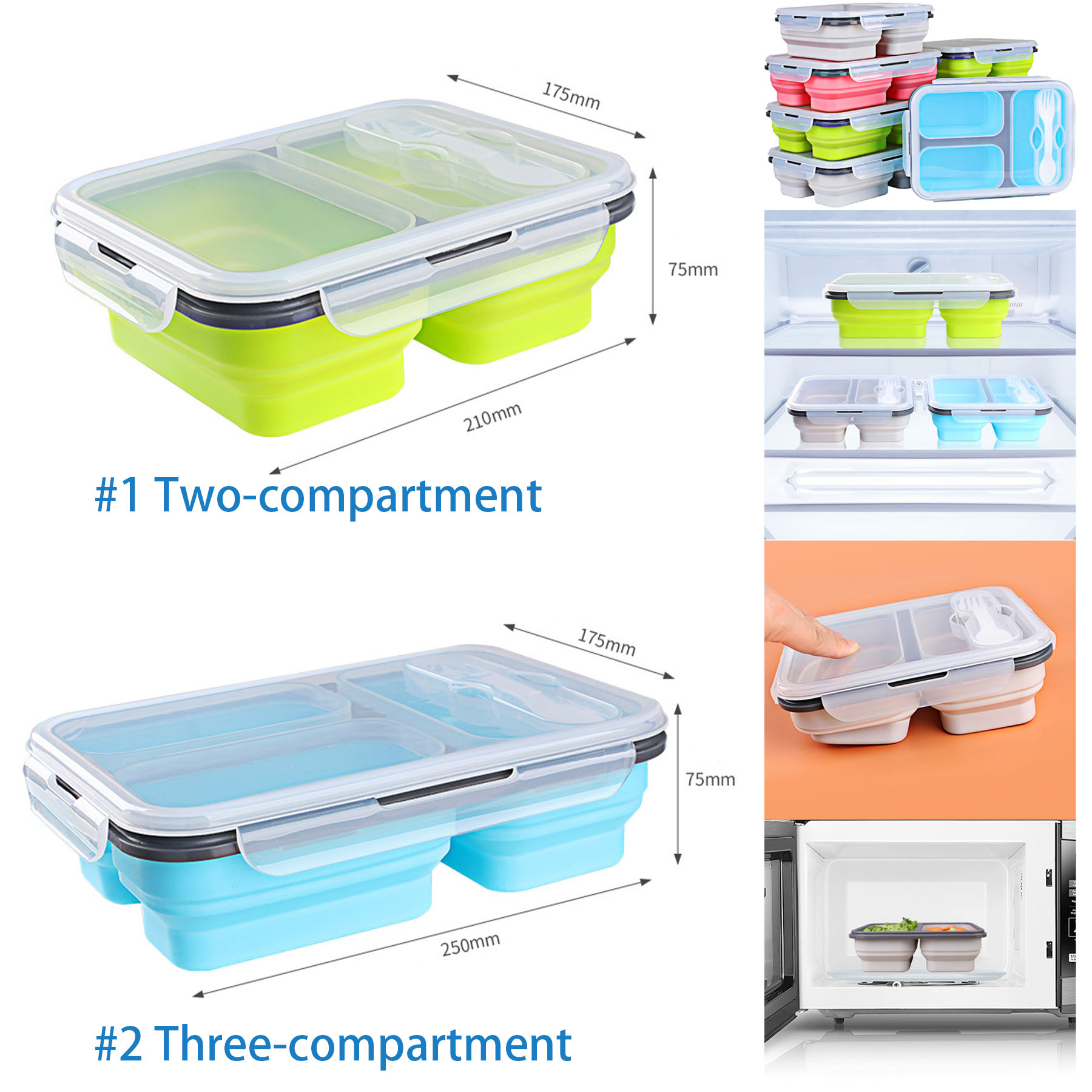 Foldable Lunch Box 2