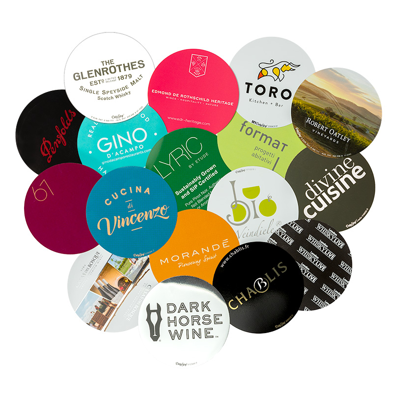 SipStop No-Drip Wine Pourer & 9-Pack Custom Coasters 5