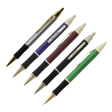 Aztec II Ball Point Pen with Gold Trim 1