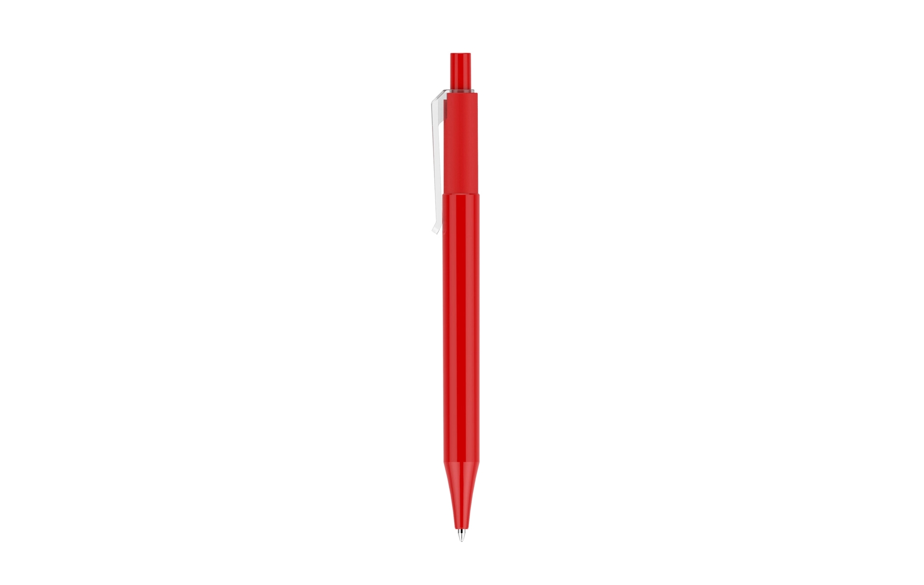Rainbow Plastic Pens with clear clip 6