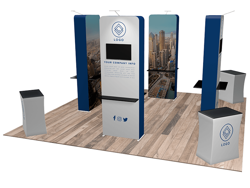 Quick N Fit Trade Show Display Booth 2202