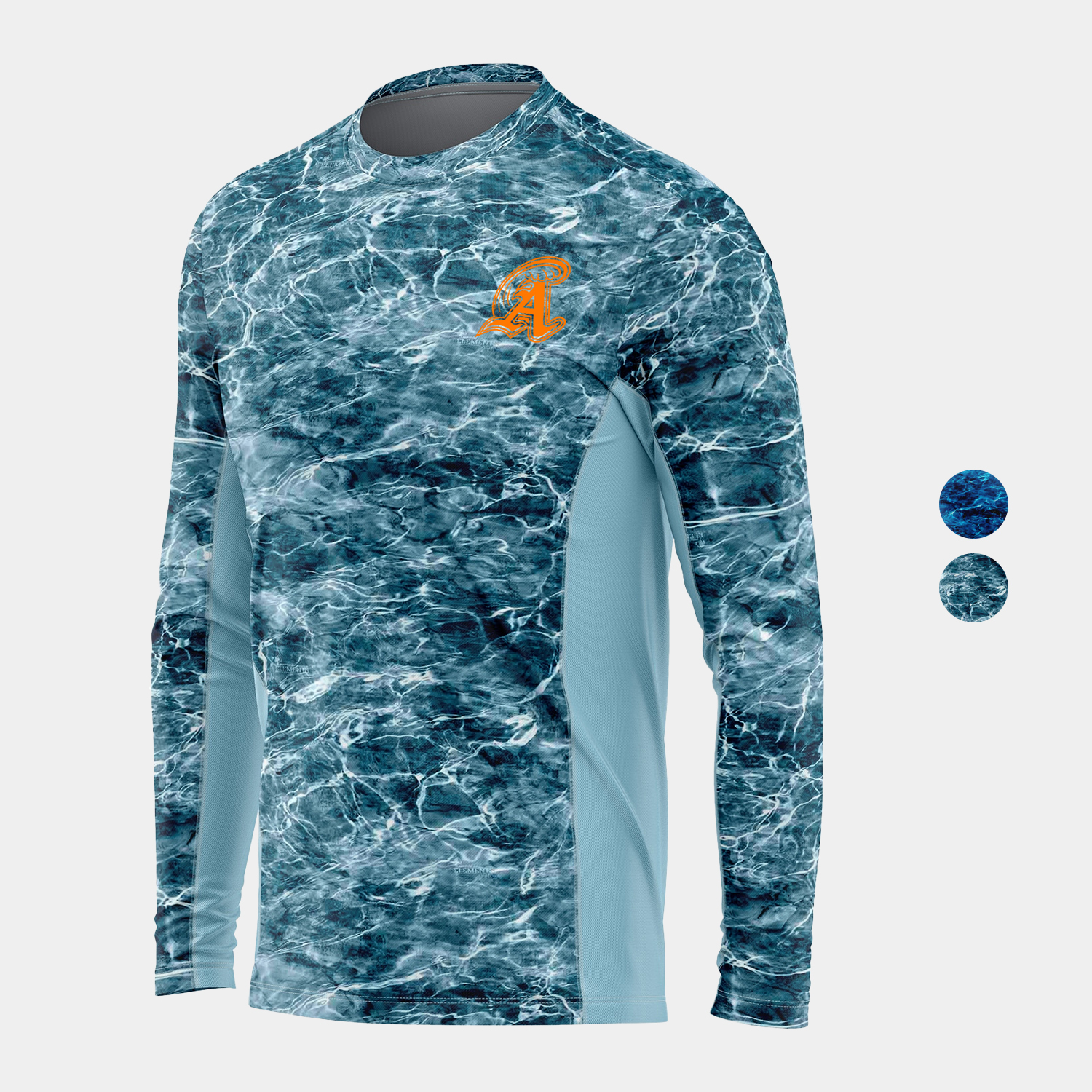 Mossy Oak® Men's 4.4 oz. Polyester Interlock Long Sleeve T-Shirt, UPF 50+ 2