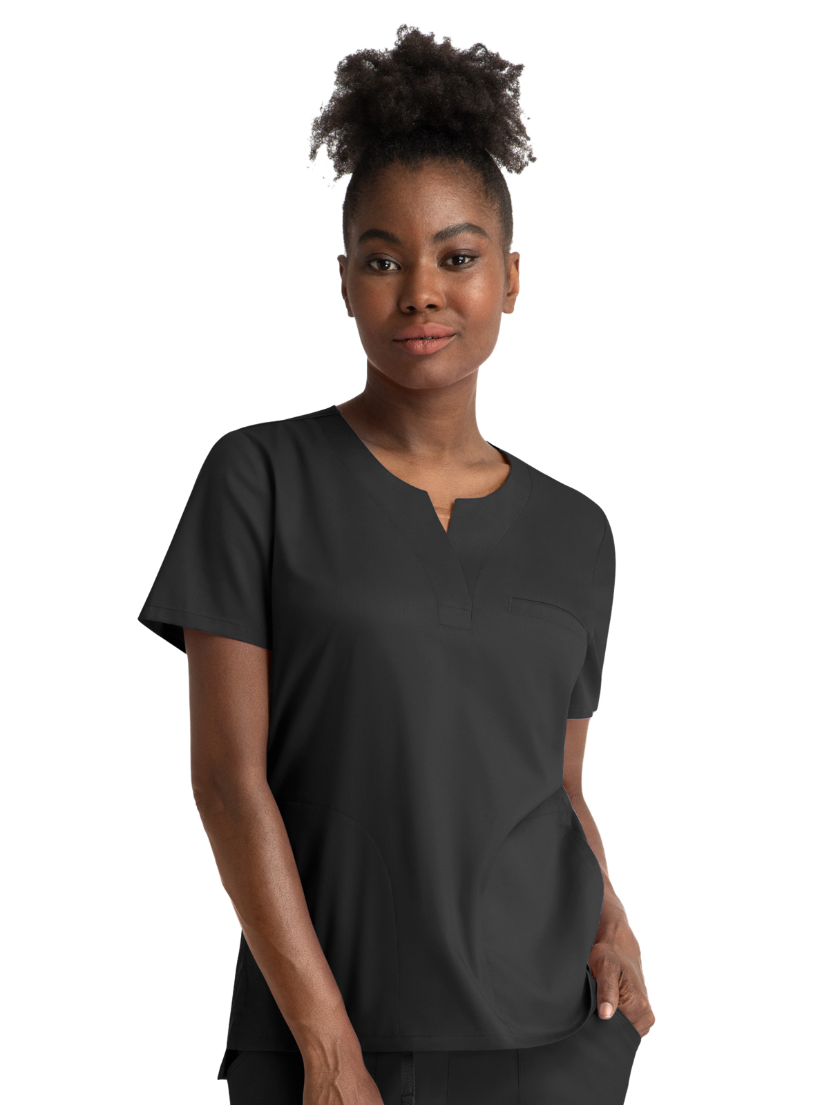 Maevn - Matrix - Women's Three-Pocket Notched Crew Neck Top 8