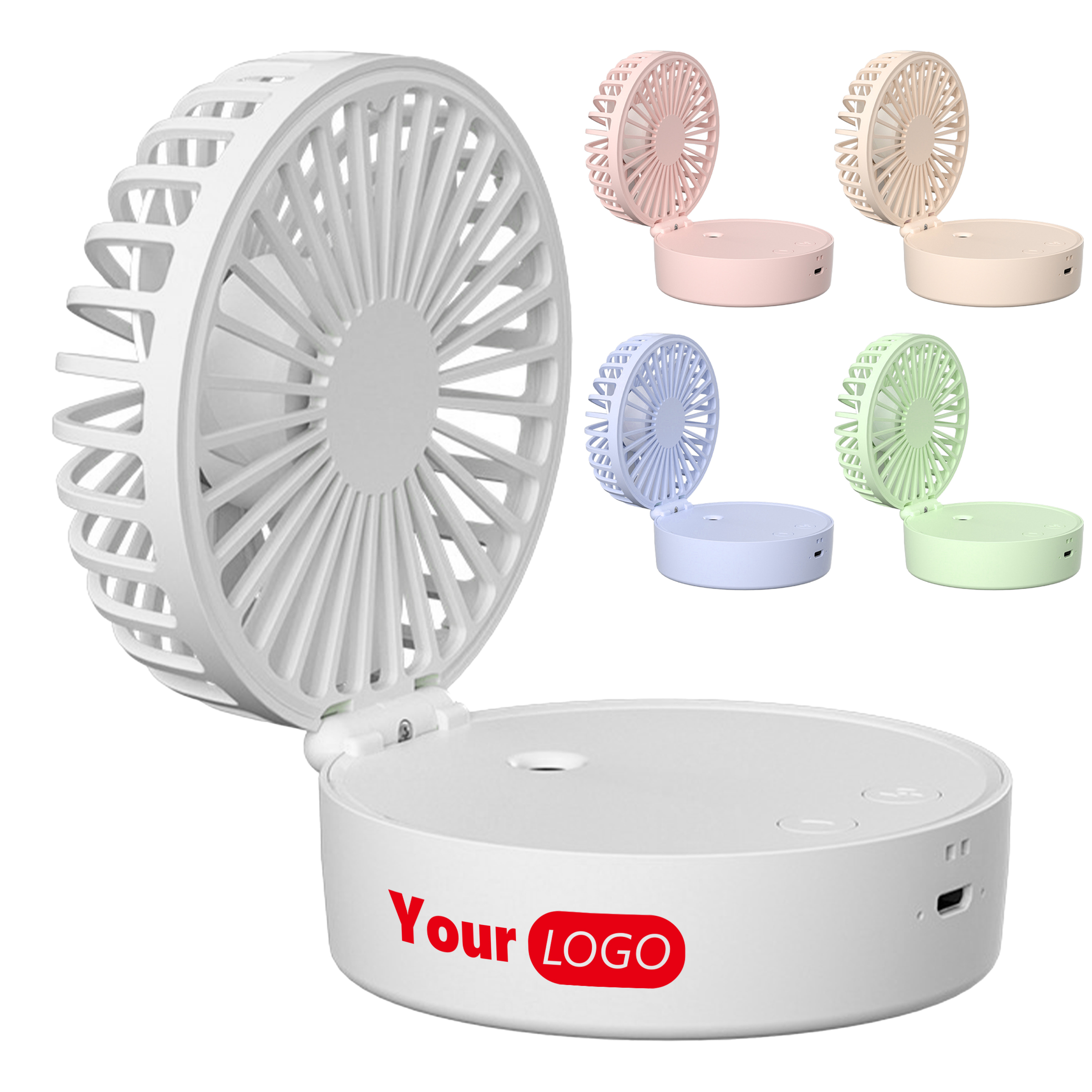 Other Plastic Logo-Ready Mist Cooling Fan 2