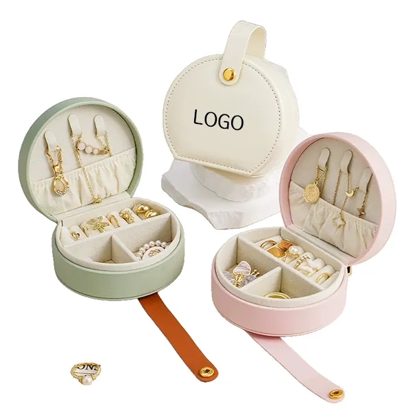 Circular Portable Jewelry Box 2