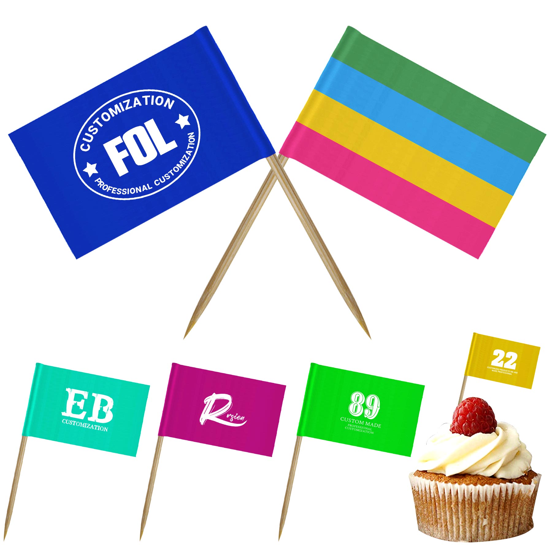 Cocktail Toothpick Flag 2
