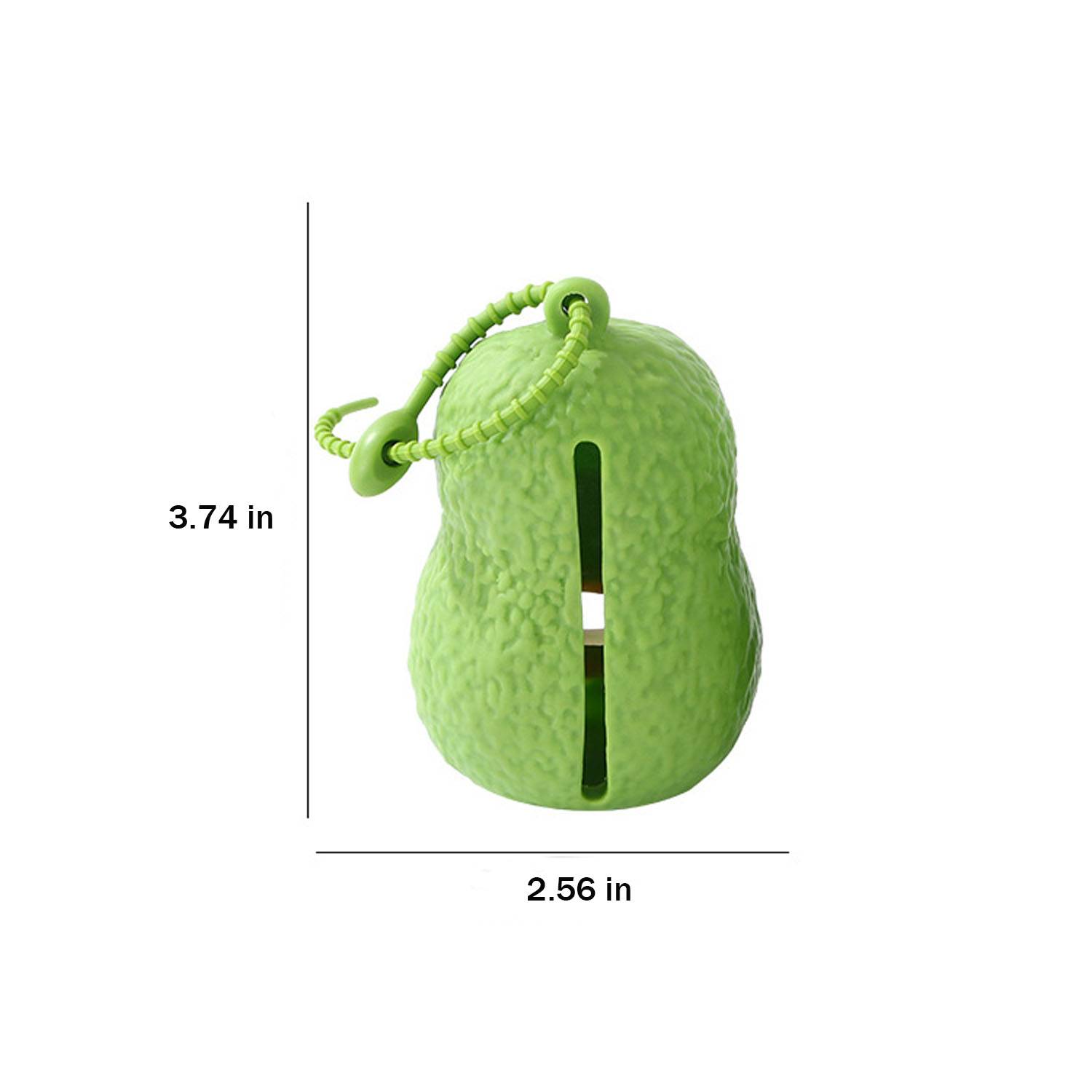 Avocado Shaped Portable Pet Waste Bag Dispenser 2