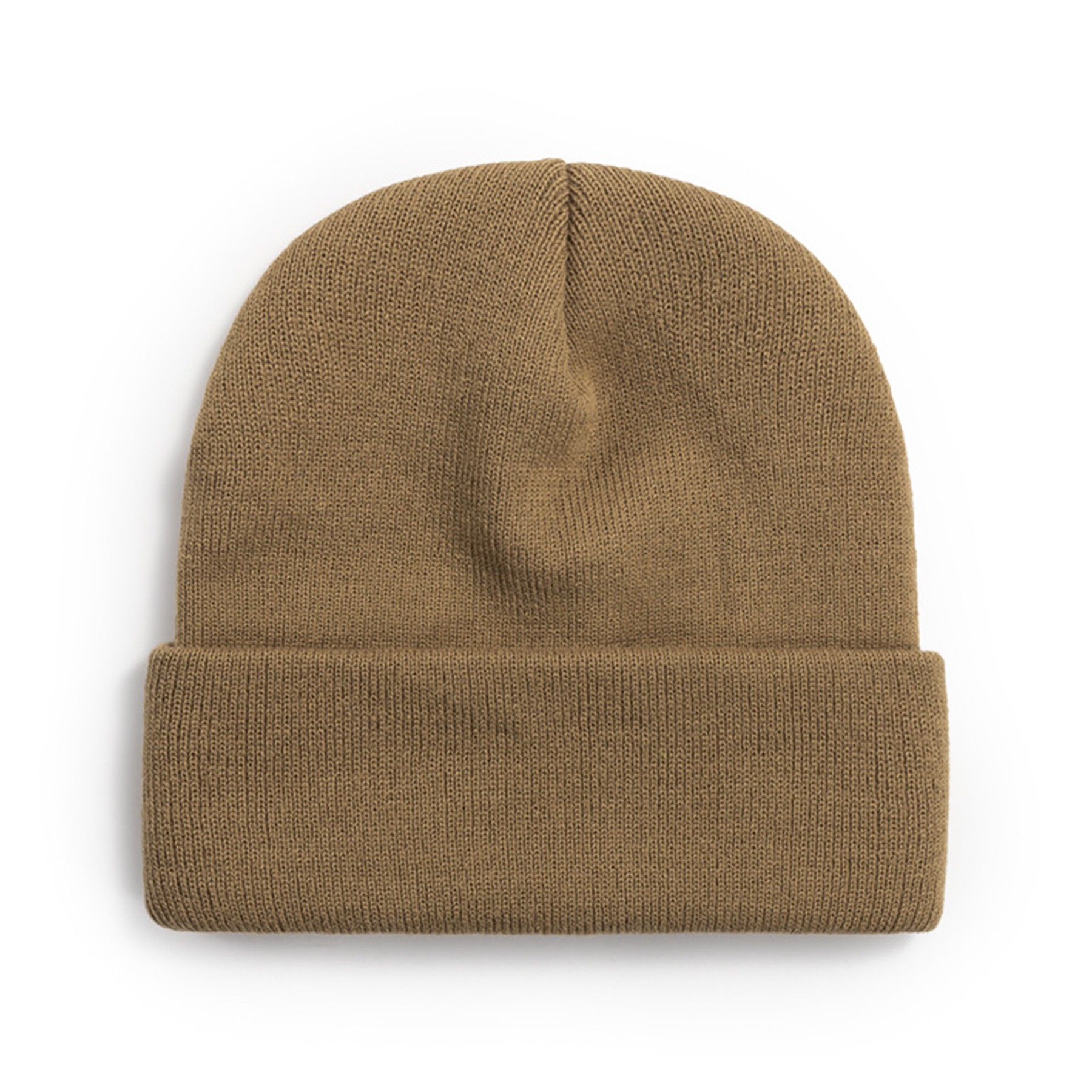 Classic Plain Knit Cuffed Beanie 5