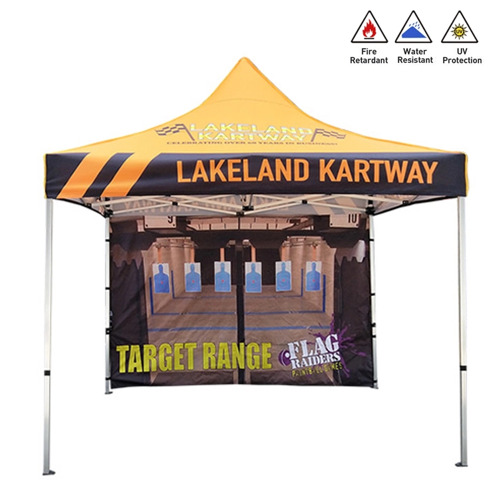 Outdoor Vendor Canopy Tent 10ft x 10ft with Custom Printed 2