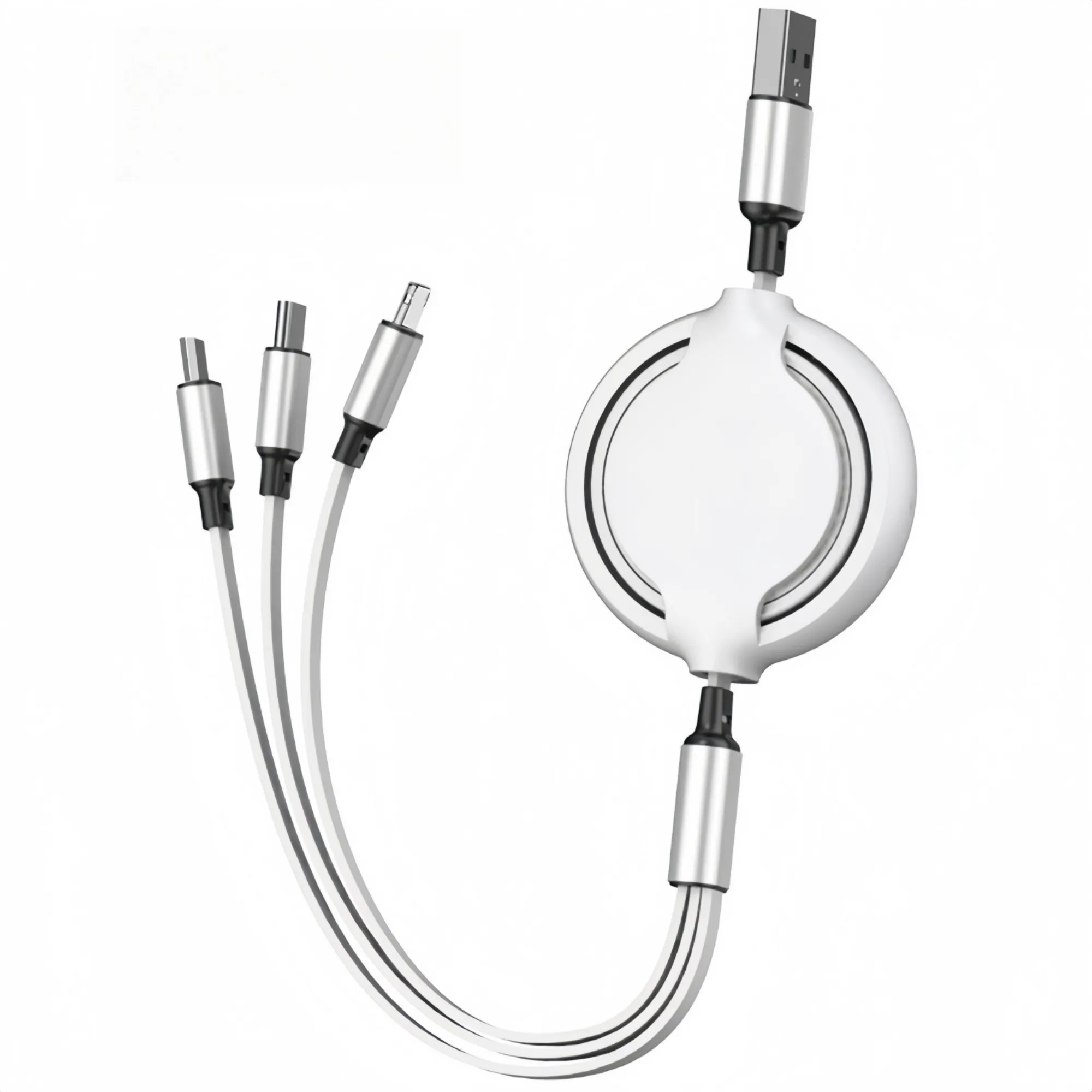 3 in 1 Retractable Multi Charging Cable 2