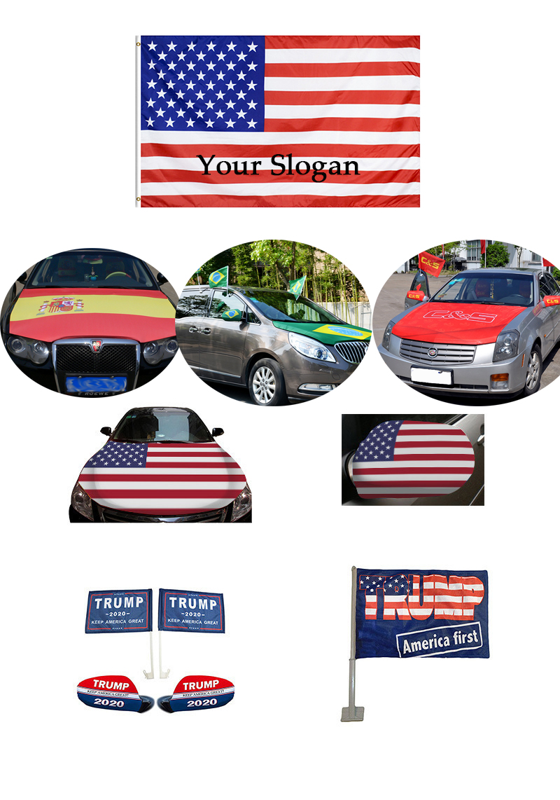 National flag For Car Hood Cover 3