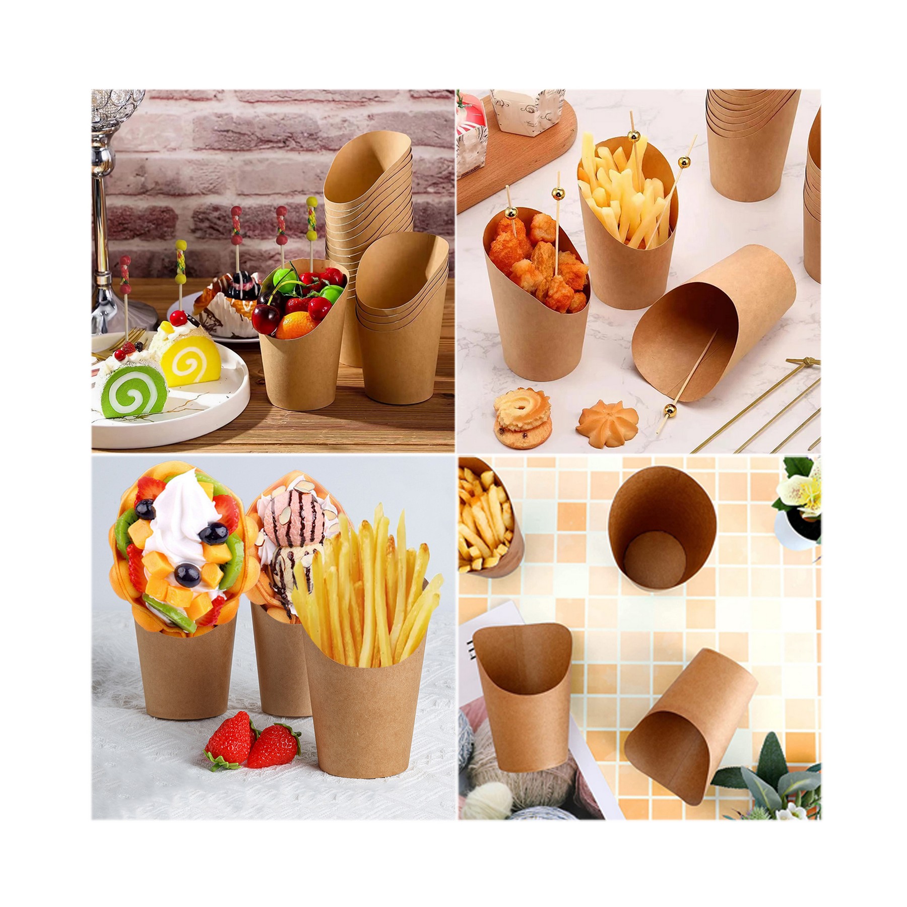 Disposable French Fry Cups Charcuterie 4