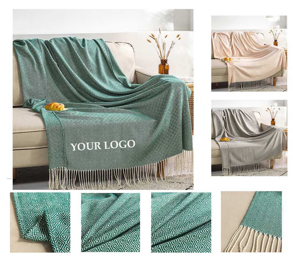 Throw Blanket Soft Cozy Chenille Throw Blanket 2