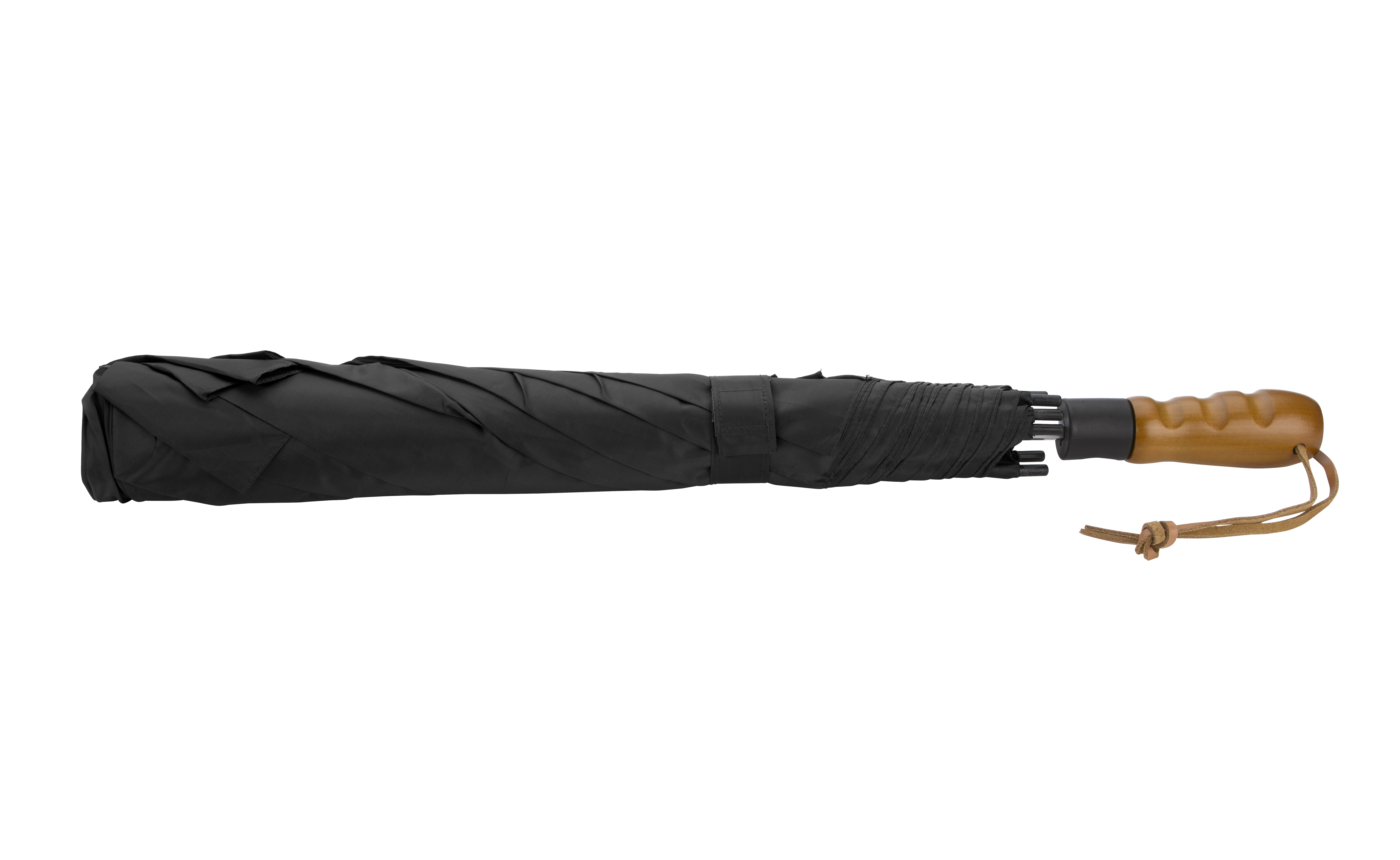 Shed Rain™ Windjammer® 58" Vented Wooden-Handled Auto-Open Jumbo Compact Umbrella 78