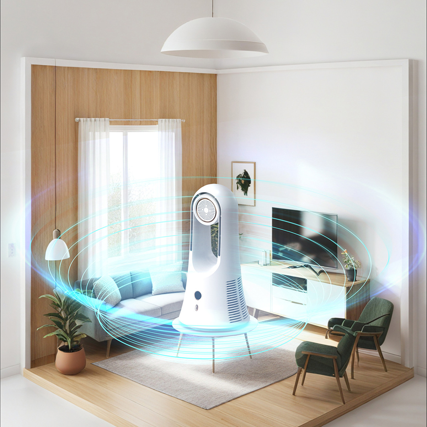 Portable Rechargeable Quiet Small fan 5