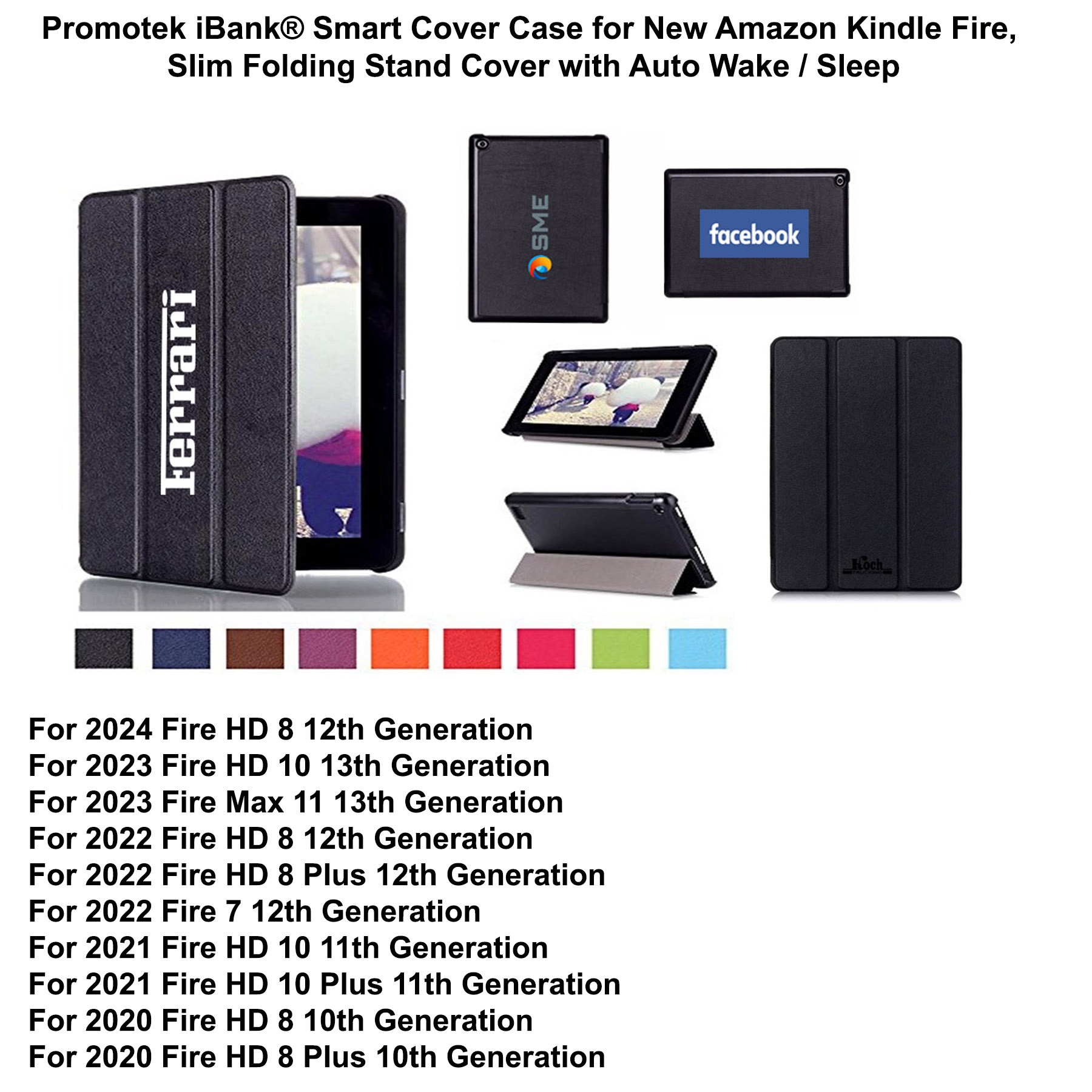 iBank ® Leatherette Case for Amazon Fire Max 11. Free Shipping 1