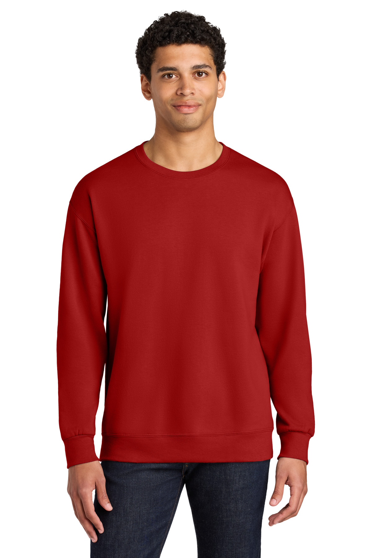Jerzees Ultimate Unisex CVC Ring Spun Crewneck Sweatshirt IC48M 51