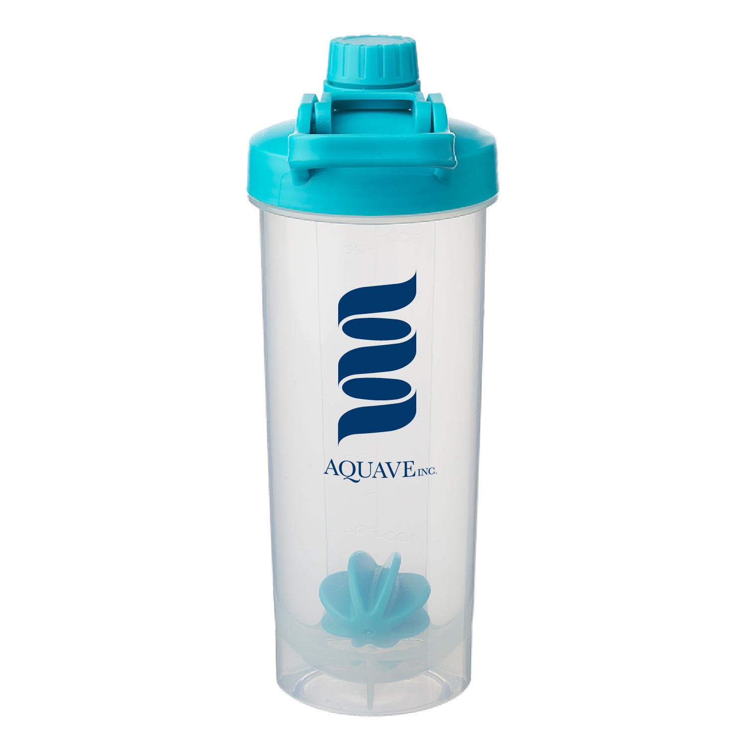 24 oz. Parthenon Plastic Shaker Bottle (1 Color Imprint) 2