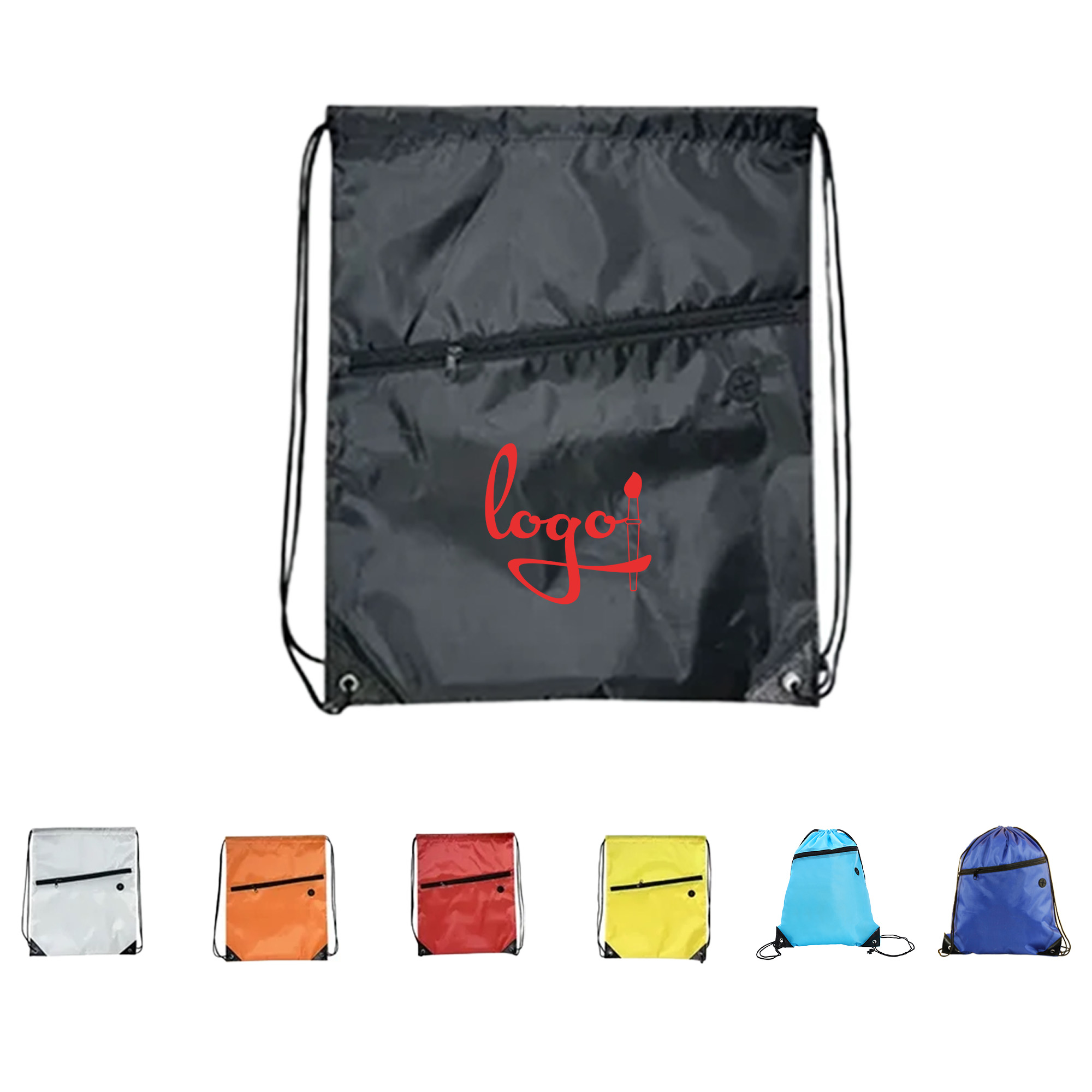 Polyester Strap for Backpack with Earphone Hole and Zipper 7