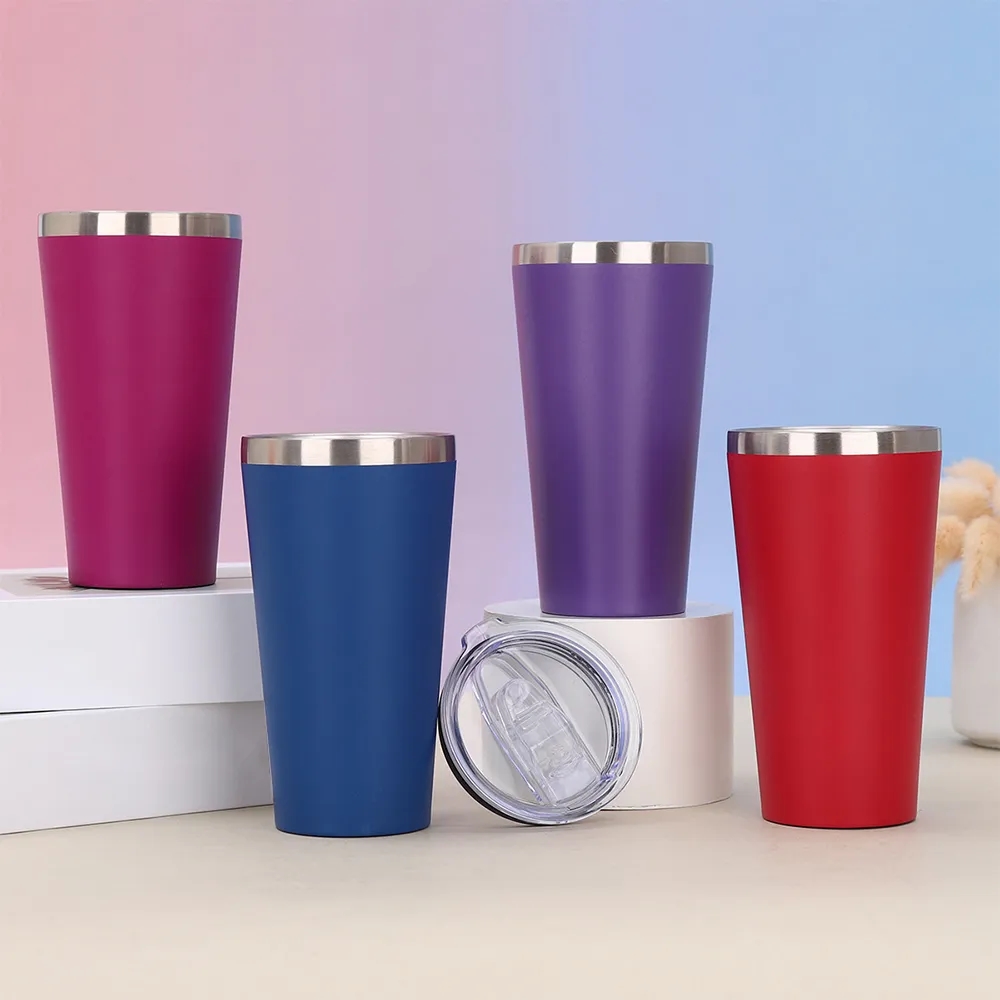 Travel Coffee Tumbler 16 oz Insulated Mug with Lid Outdoor 7