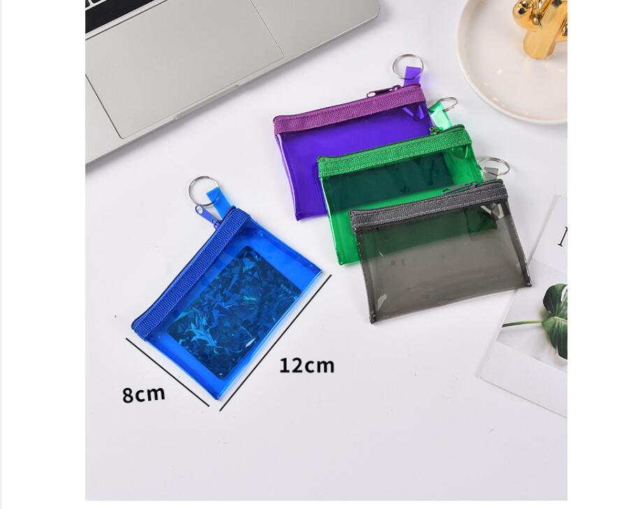 Translucent Zippered Coin Pouch 3