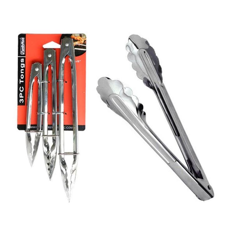 Kitchen Tong Sets - 3 Pack 7" 9" 12" 2