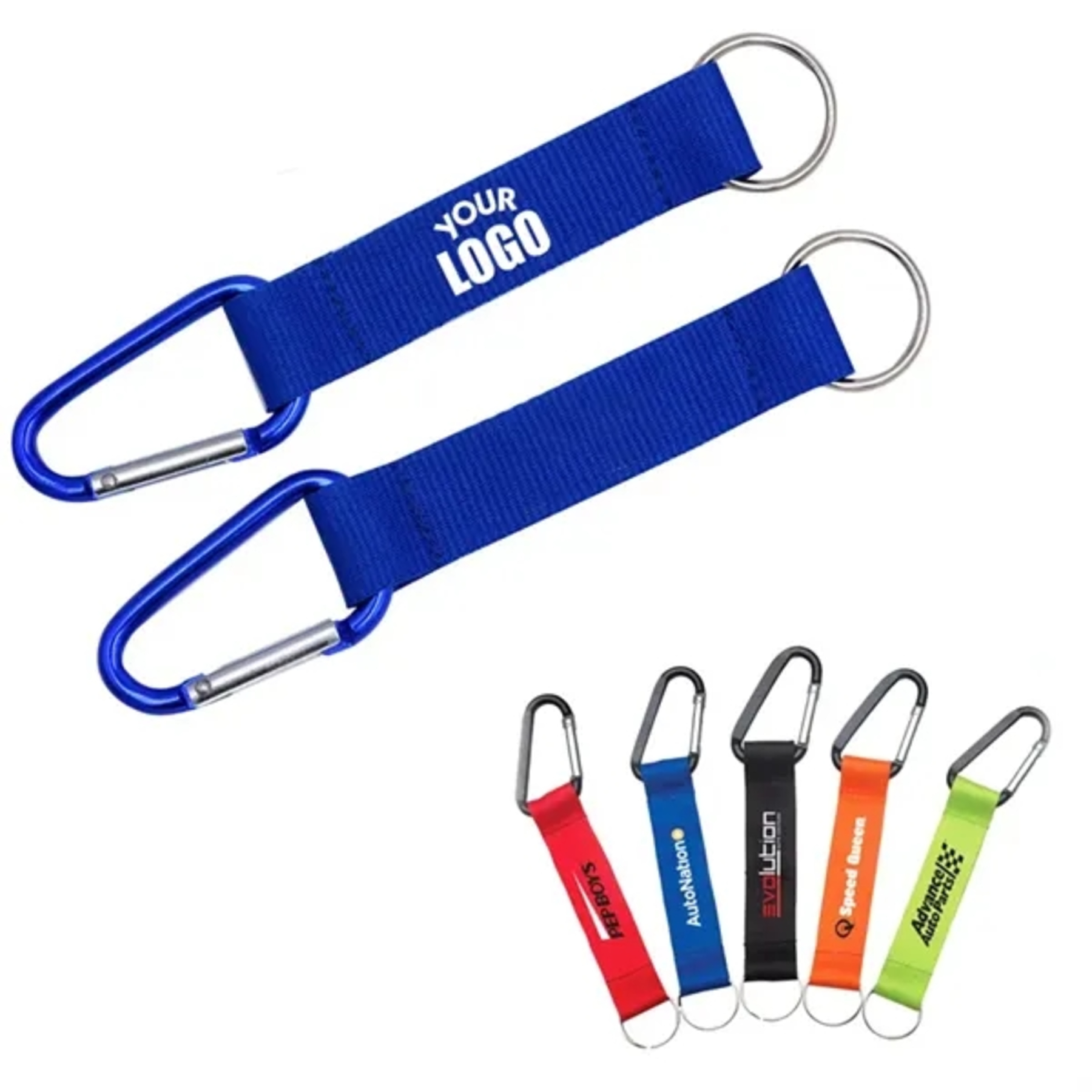 Lanyard Key Ring with Metal Carabiner
2