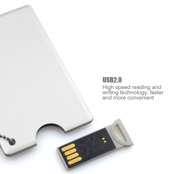 Pull Out Metal USB Business Card 2