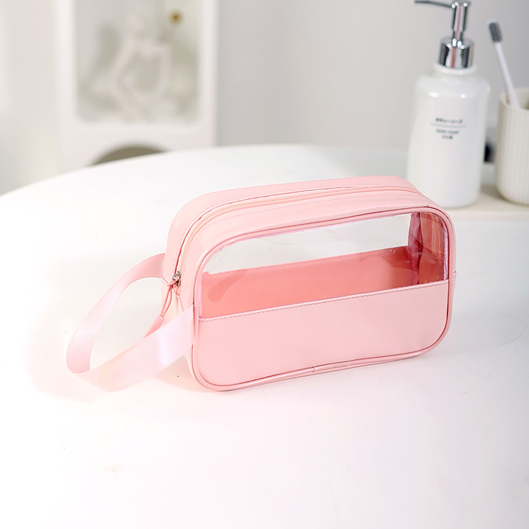 Waterproof Hand PVC Makeup Cosmetic Bag 5