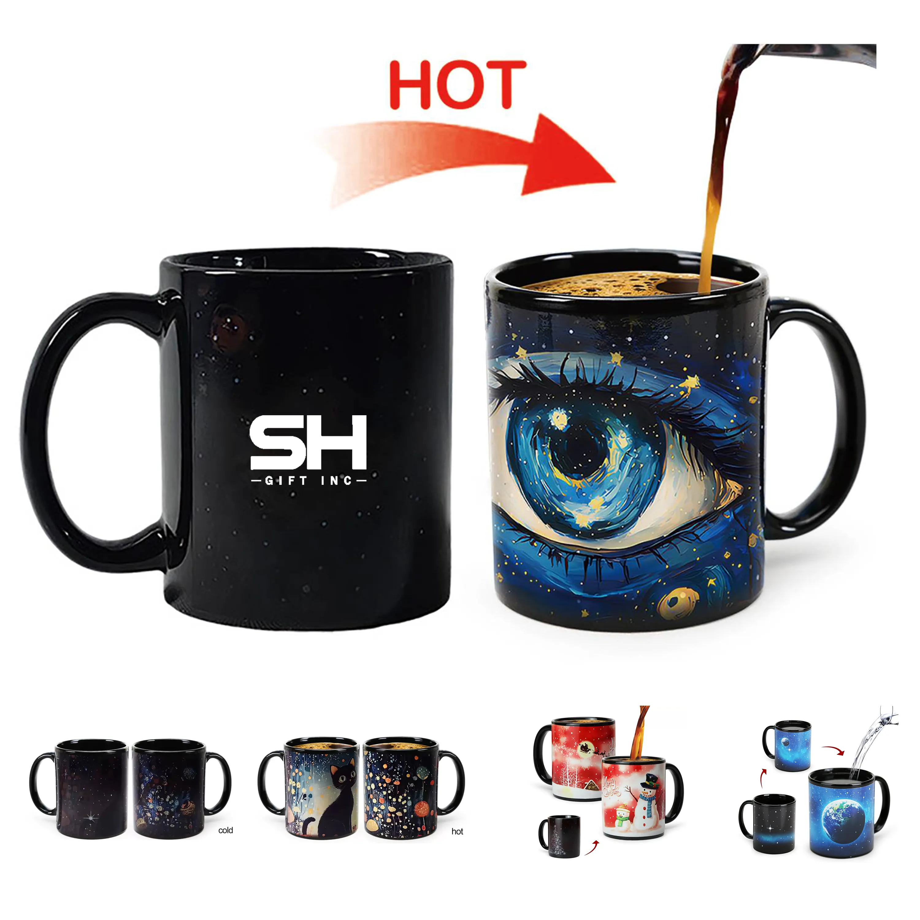 11oz Color Changing Ceramic Mug 2