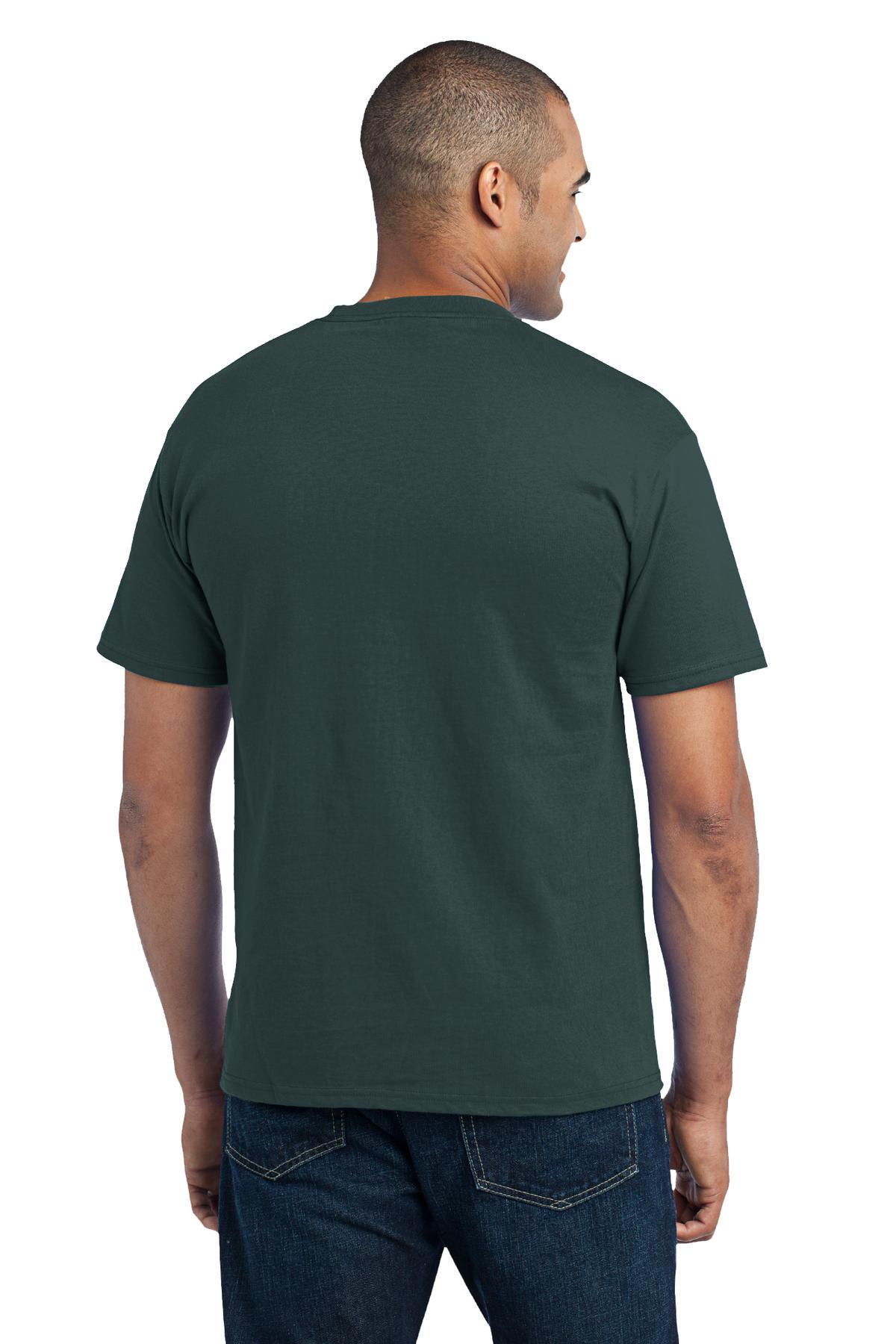 Port & Co Core Blend Pocket Tee. PC55P 82