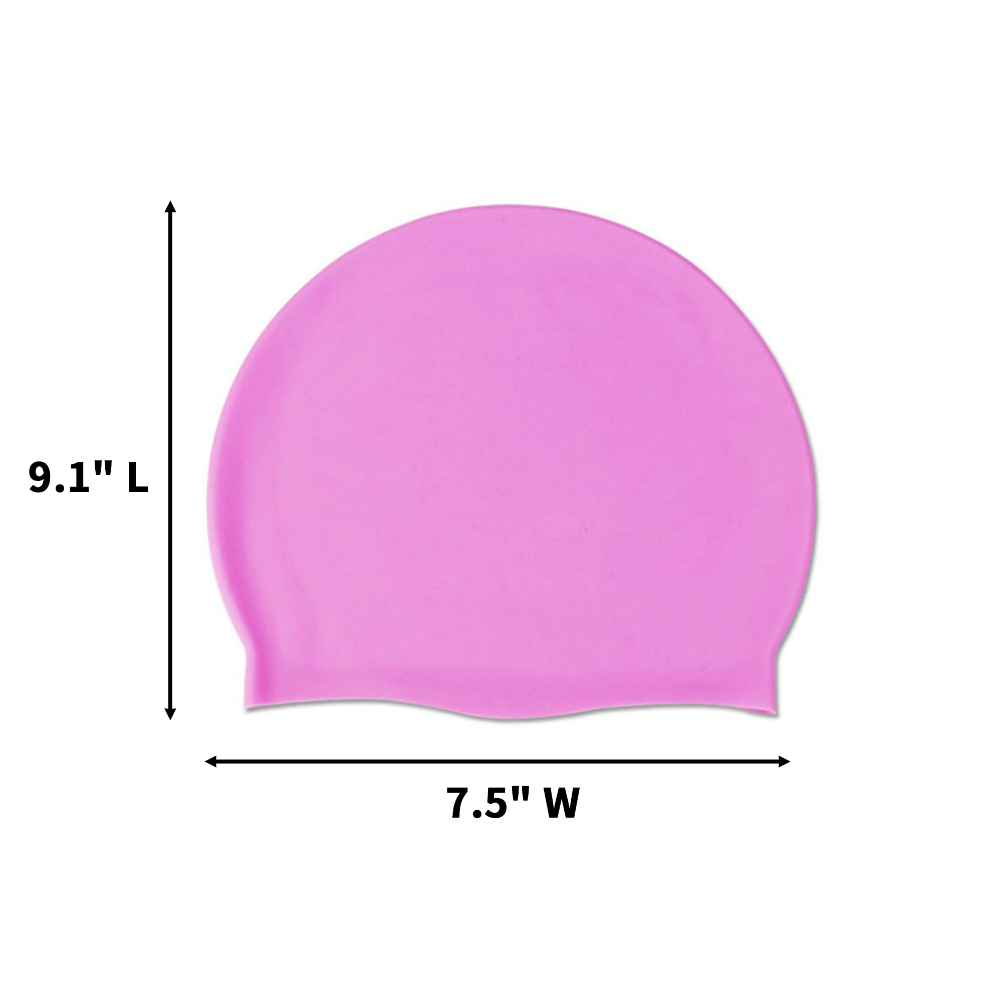 Silicone Swim Cap For Adult Elastic Comfortable Fit 9