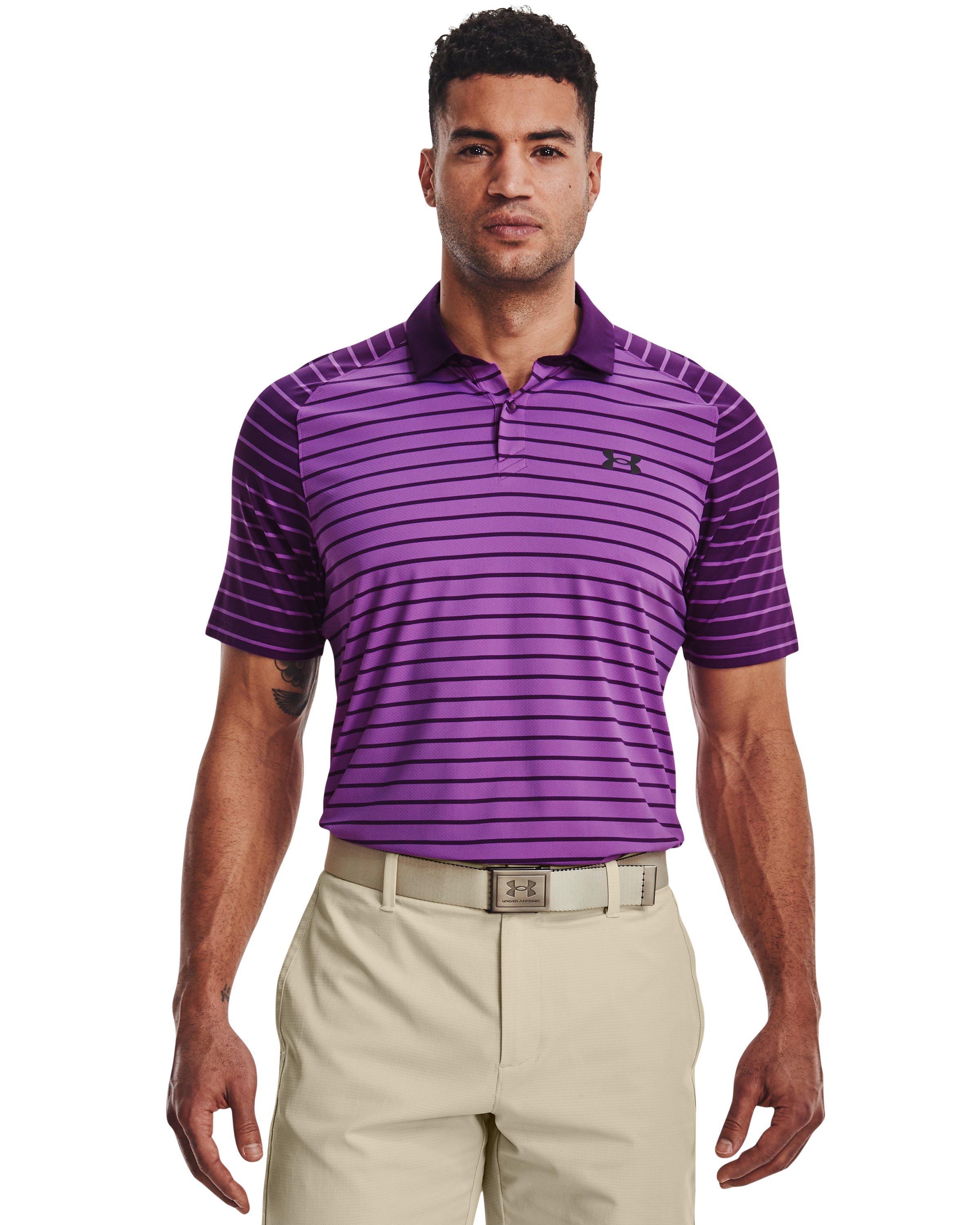 UA Iso-Chill Mix Stripe Men's Polo 4