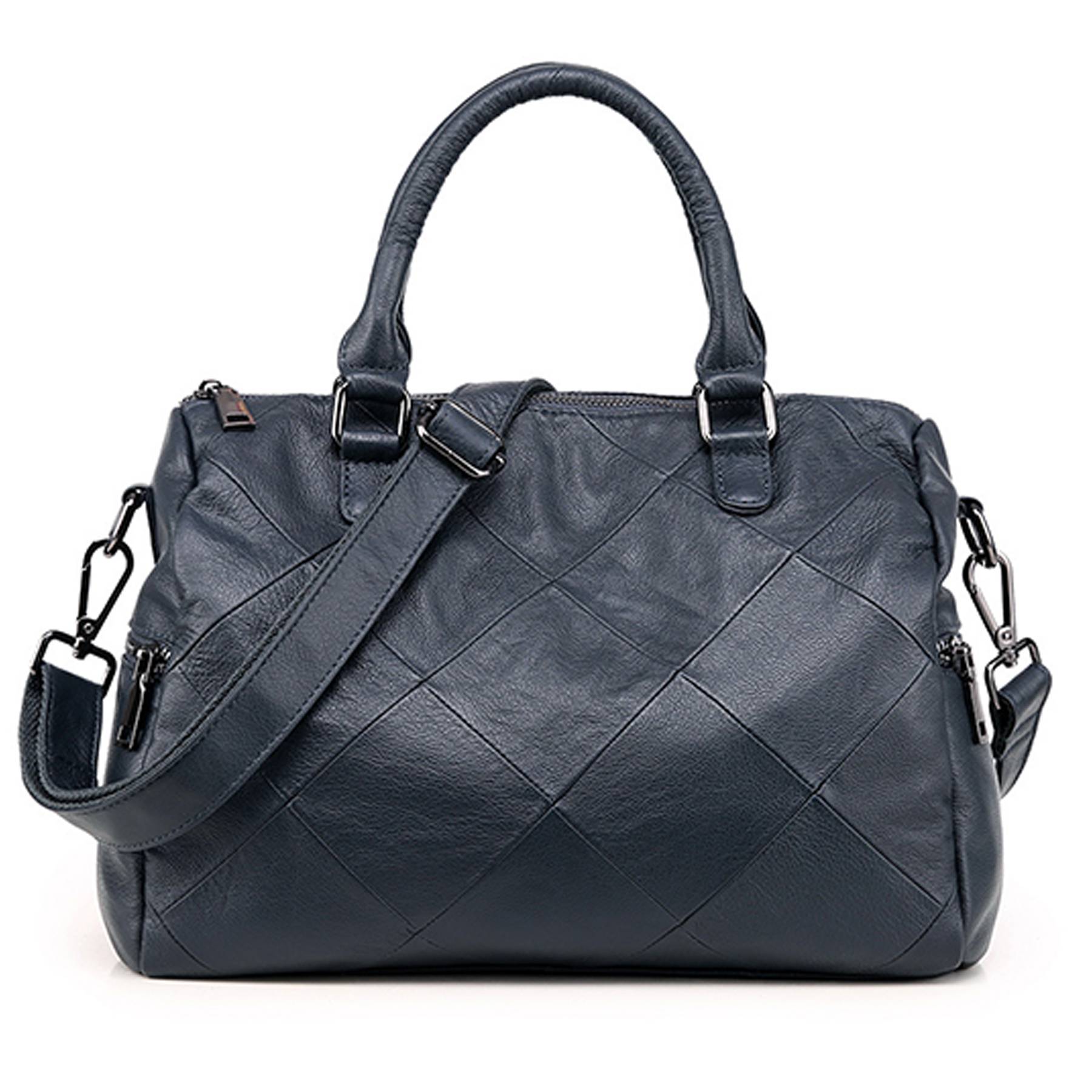 Genuine Leather Satchel Tote Bag for Women 4