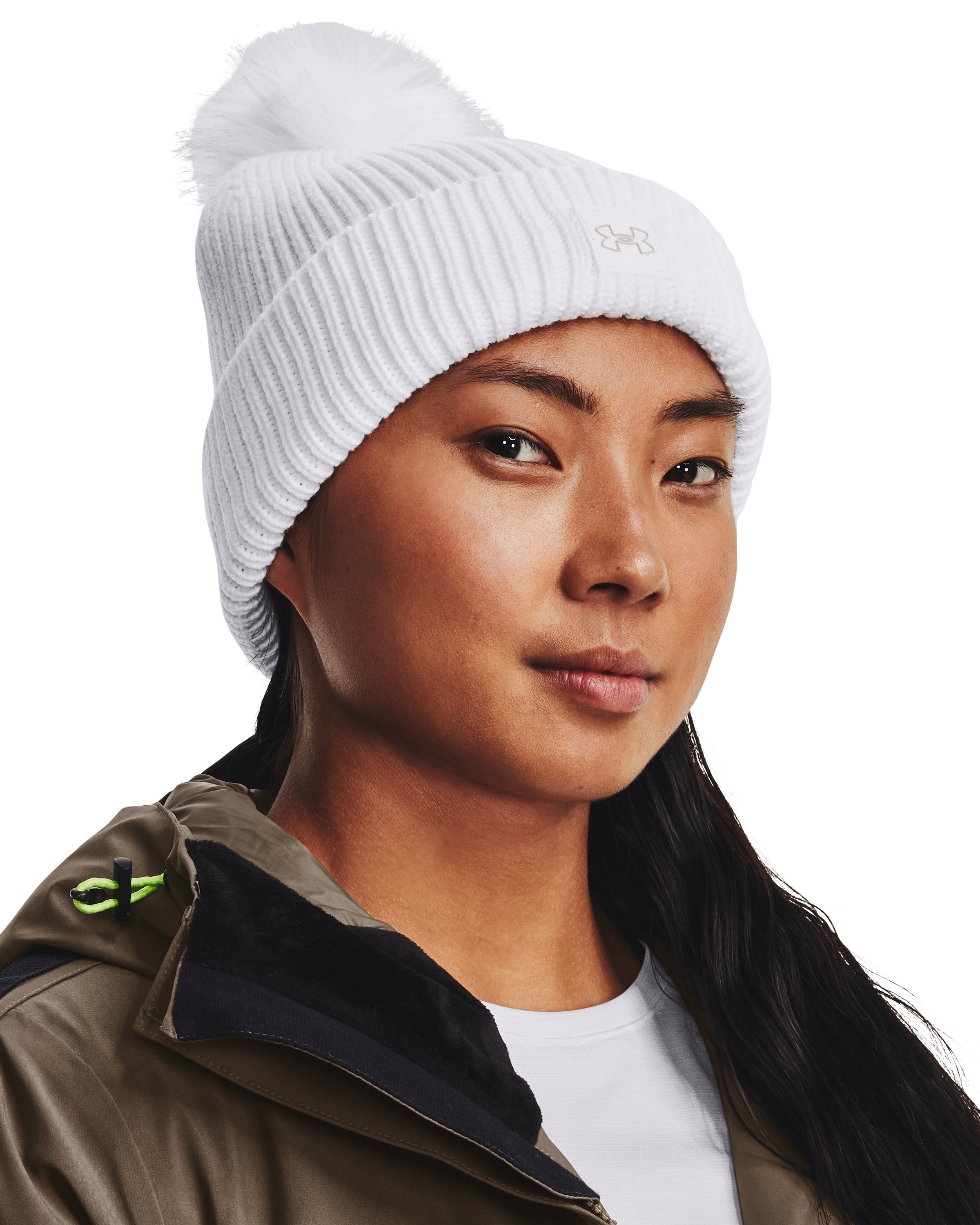 UA Halftime Ribbed Women's Pom Beanie 5