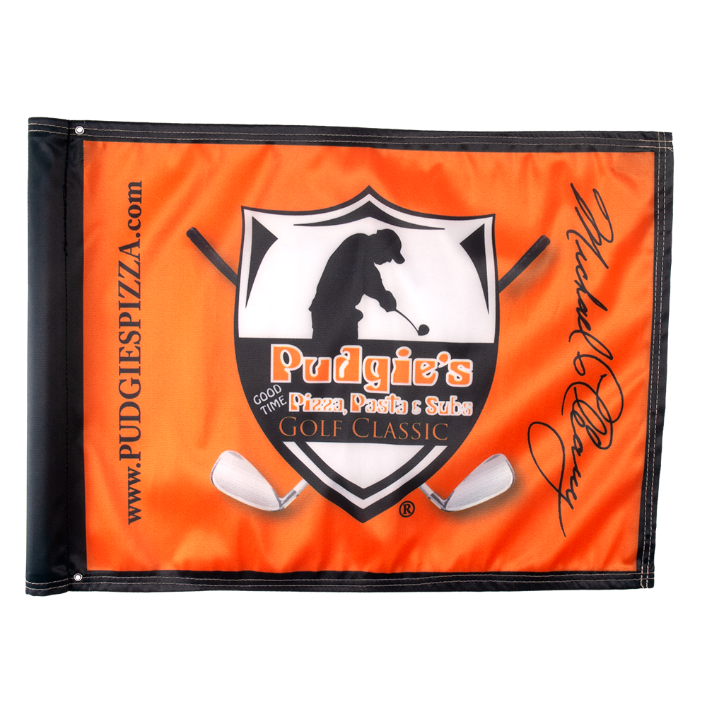 14" x 20" Full Color Golf Flag, 2 ply 5