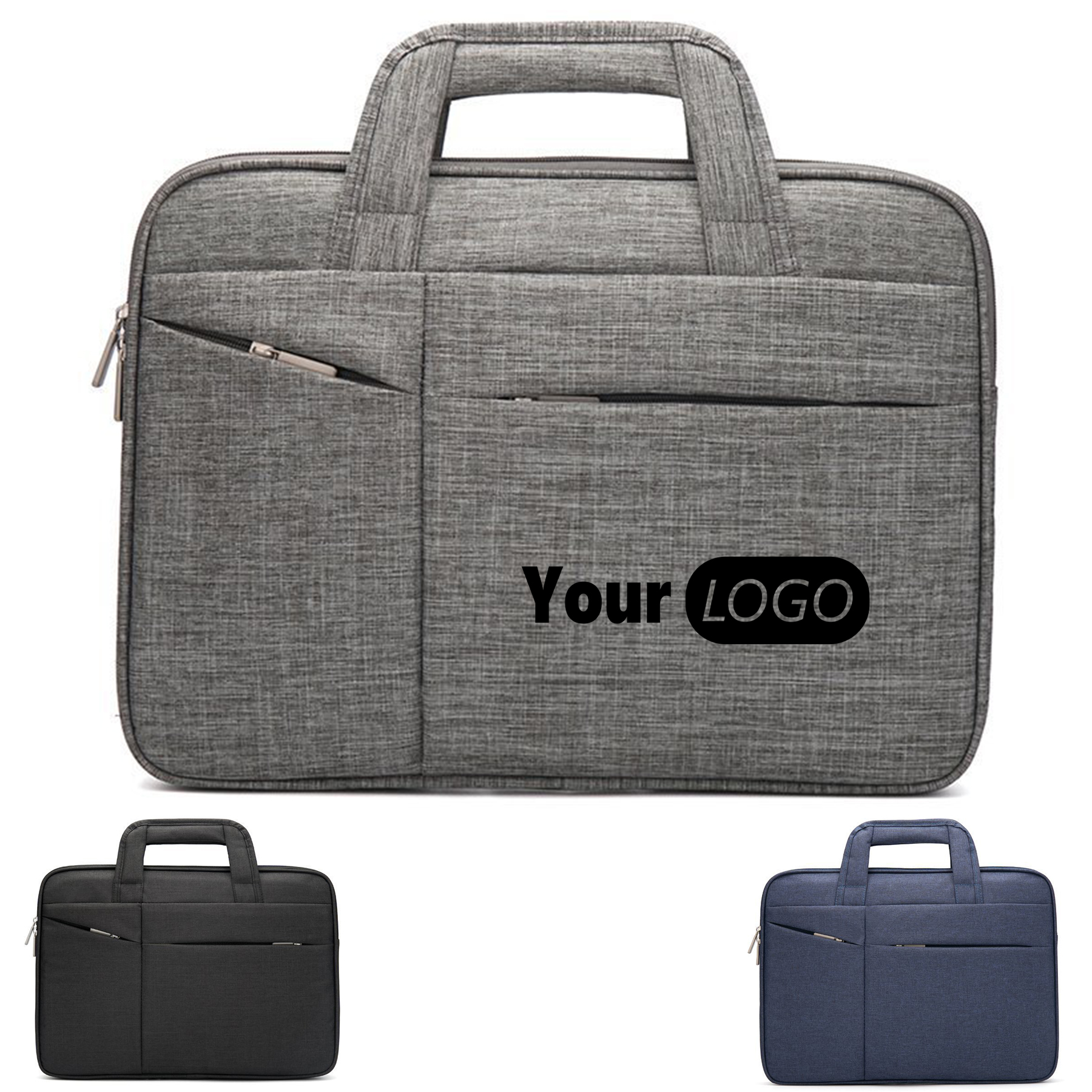 Canvas Laptop Bag 15.6 Inch Briefcase 2