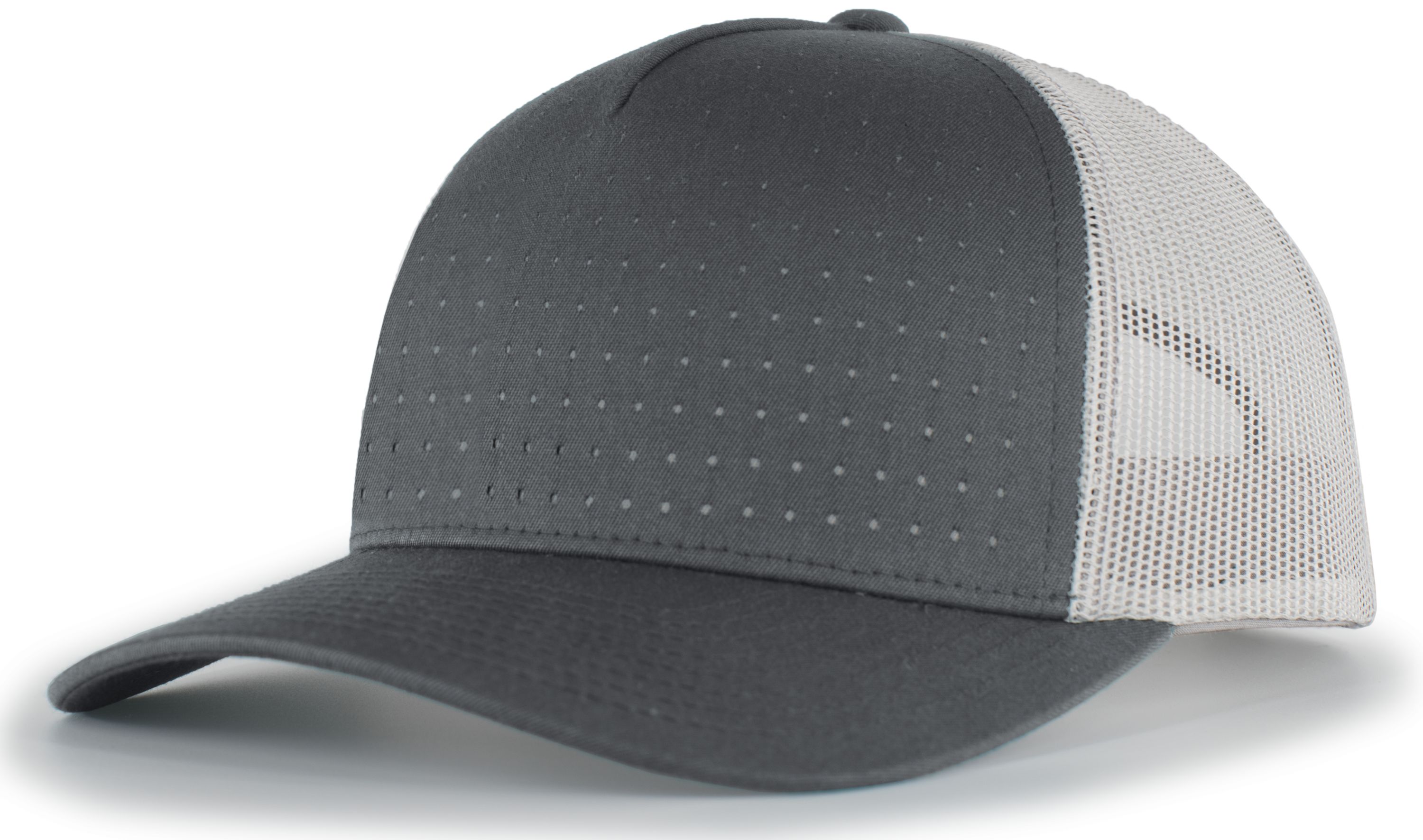 Perforated 5-Panel Trucker Snapback Cap 7