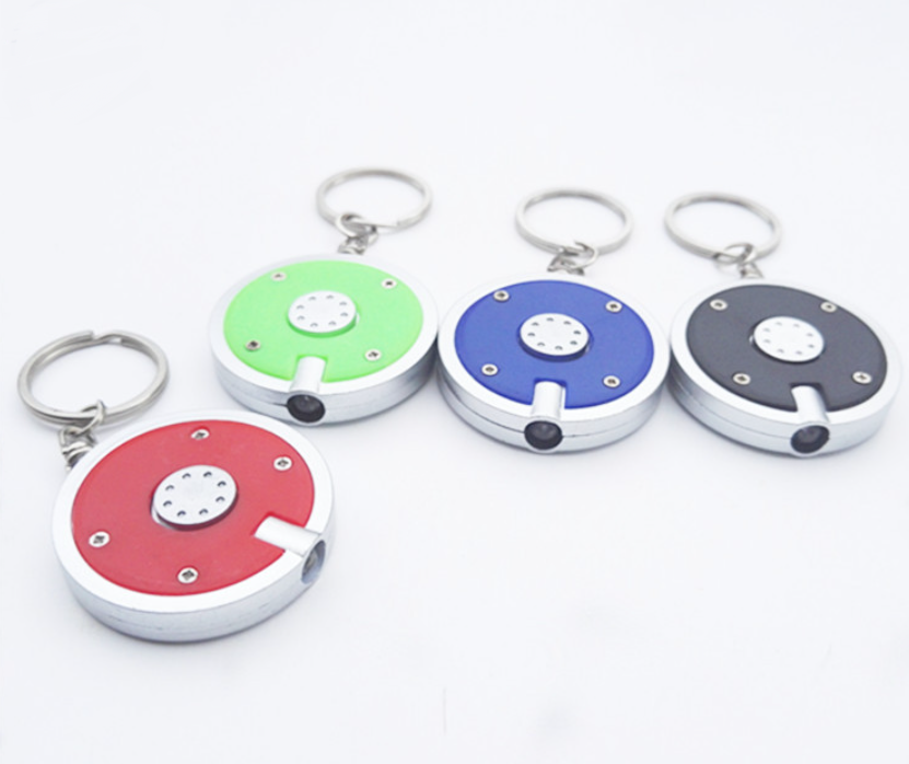 Round LED Light Promotional Key Tag 2