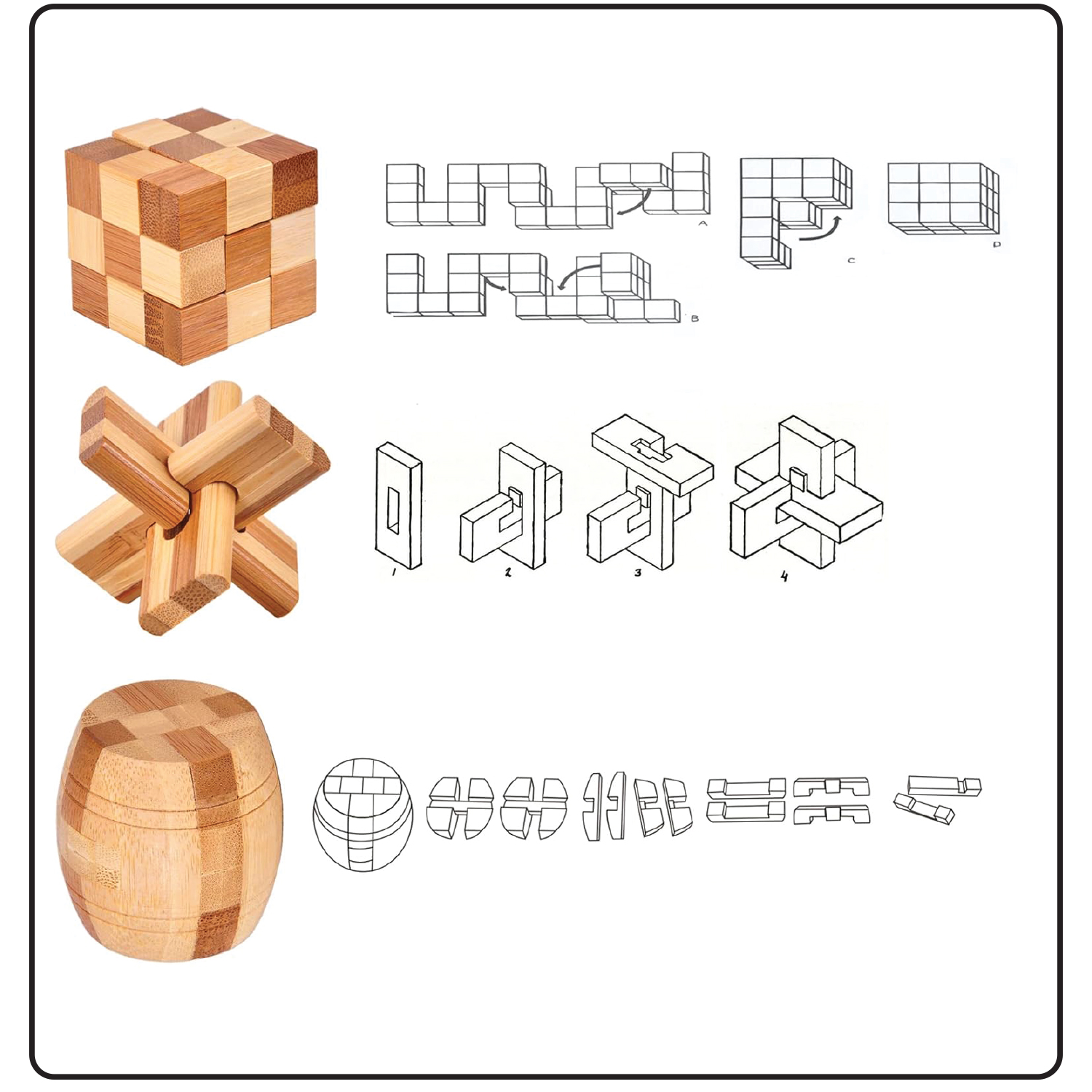 MindBender Barrel Wooden Puzzle 4
