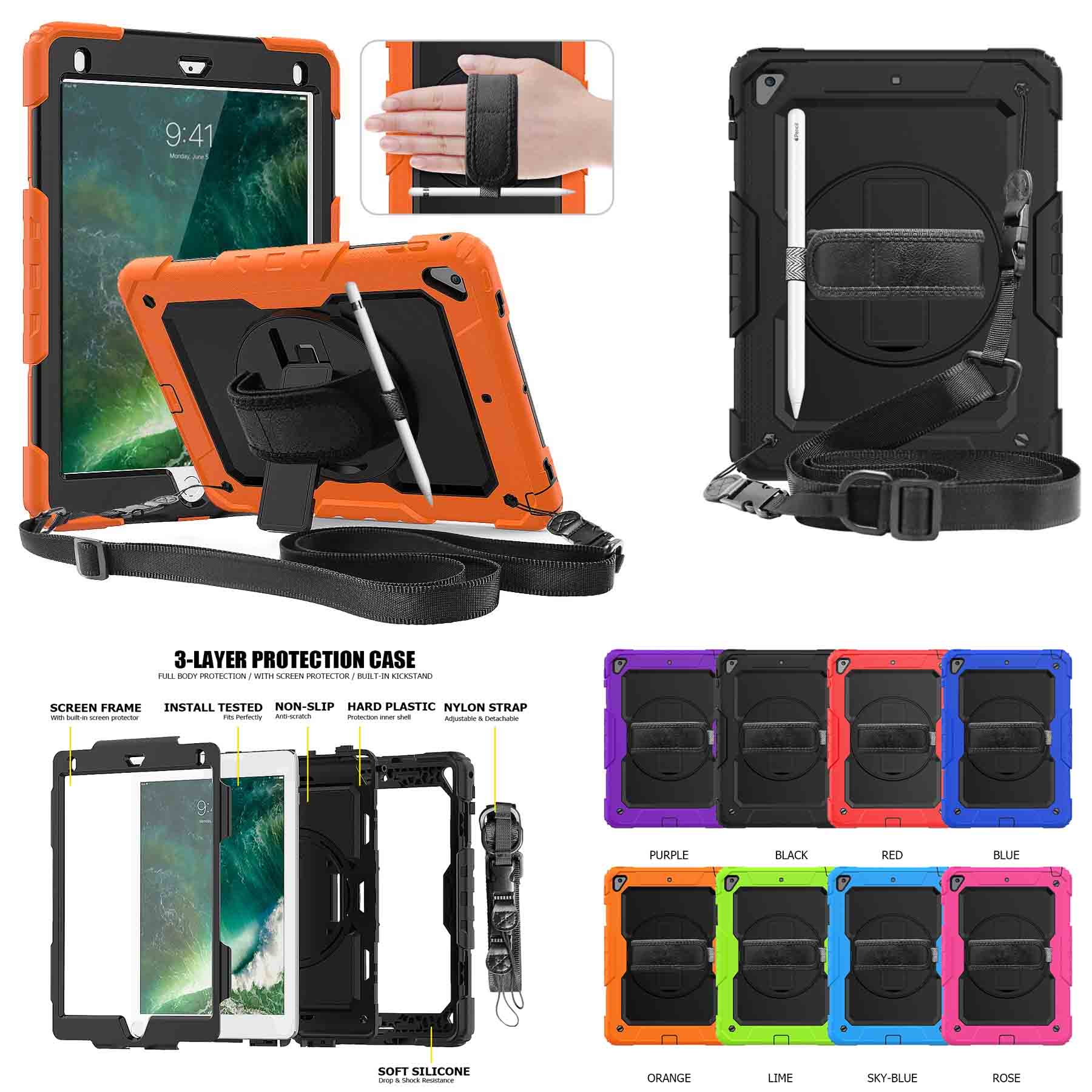 iBank ® Shockproof Case for iPad Mini 7 (A17 Pro) 2024 / Mini 6 8.3" 1