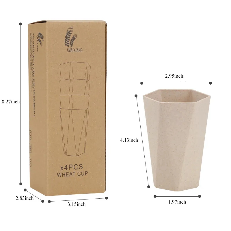 Wheat Straw Diamond Cup 7