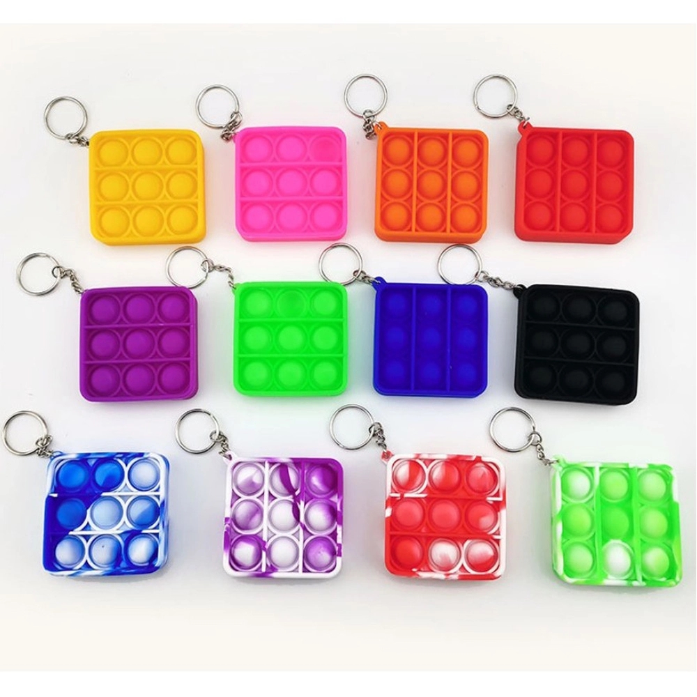 Square Fidget Toy Keychain 2