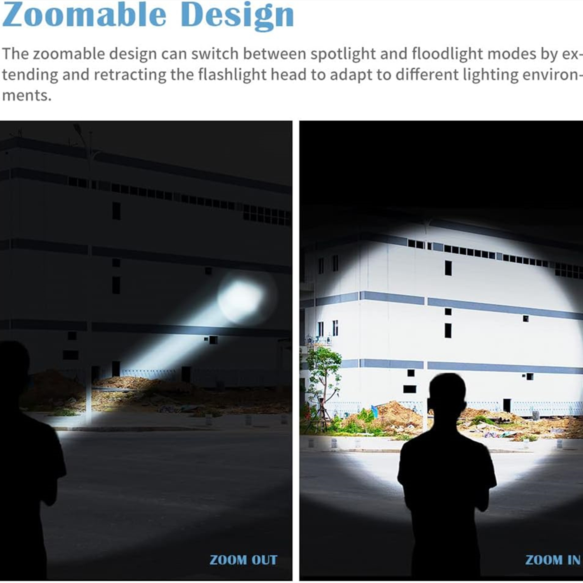 Zoomable LED Flashlight 4