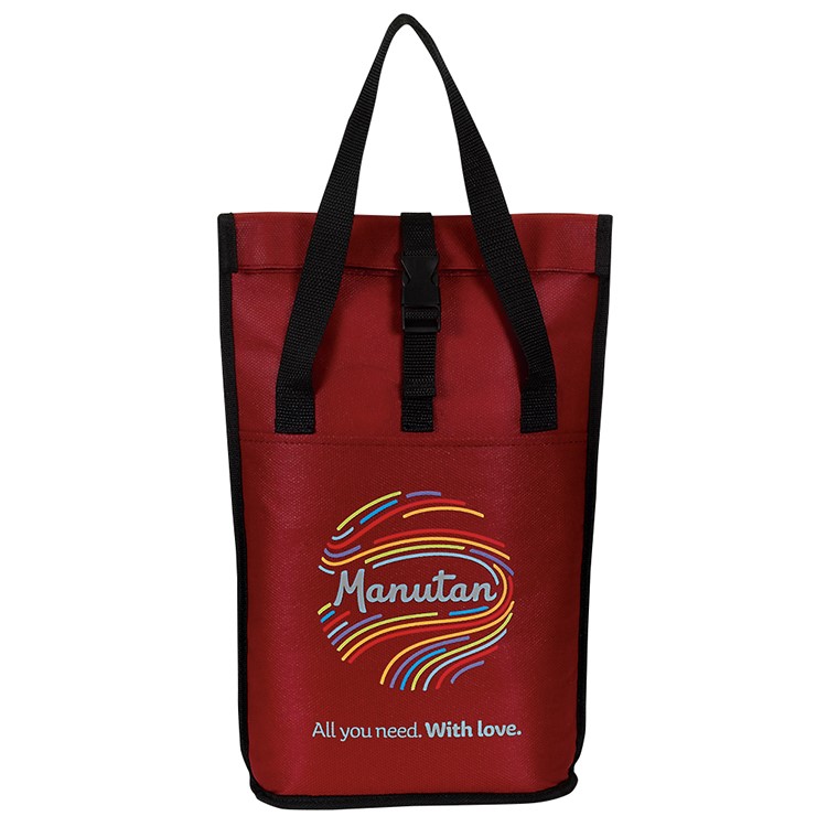 Roll Over Insulated Wine Cooler Tote 2