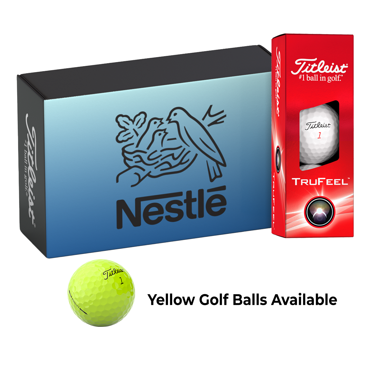 Titleist Half Dozen Custom Golf Ball Box with Stock Sleeves 1
